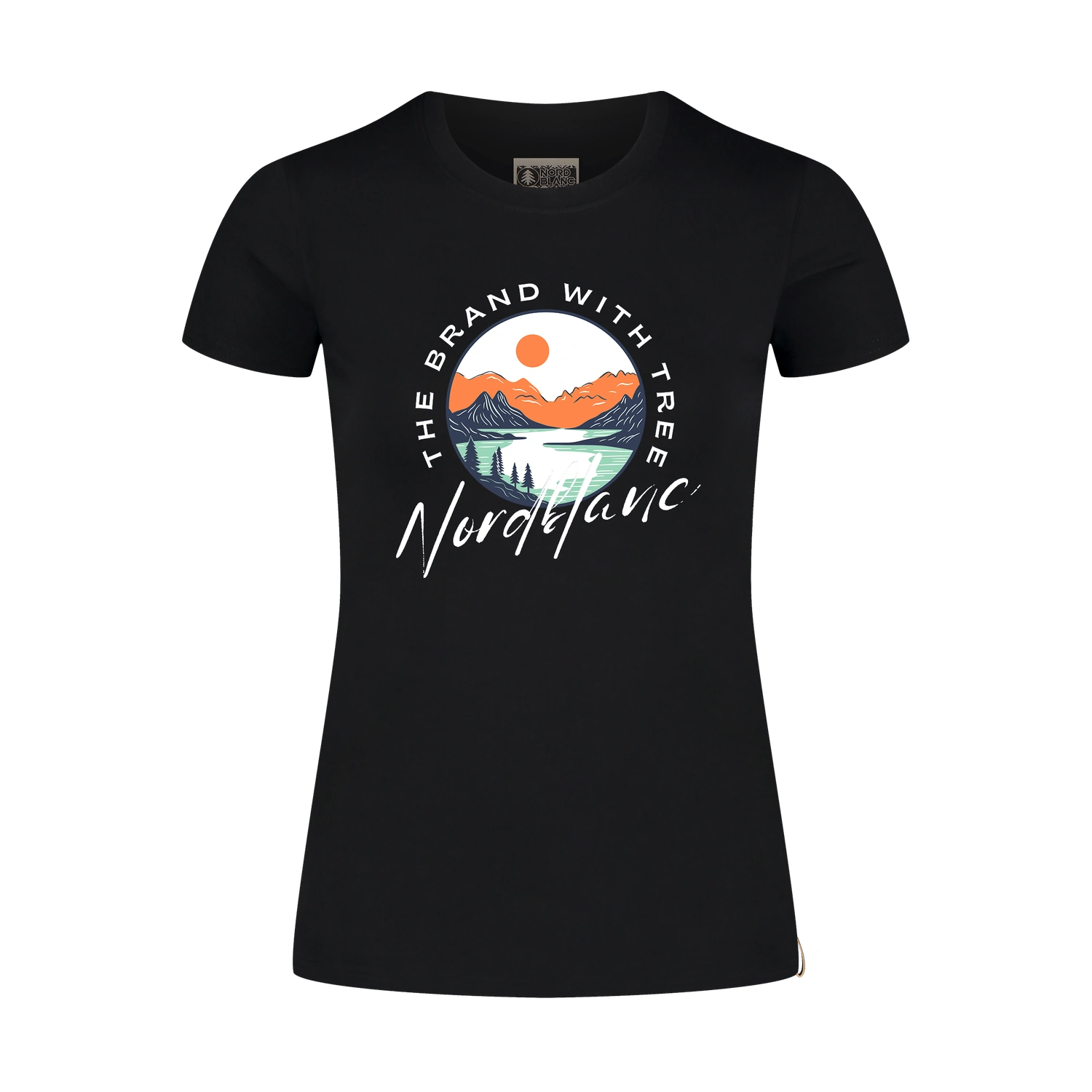 Baumwolle T-Shirt Damen - STARLIGHT schwarz