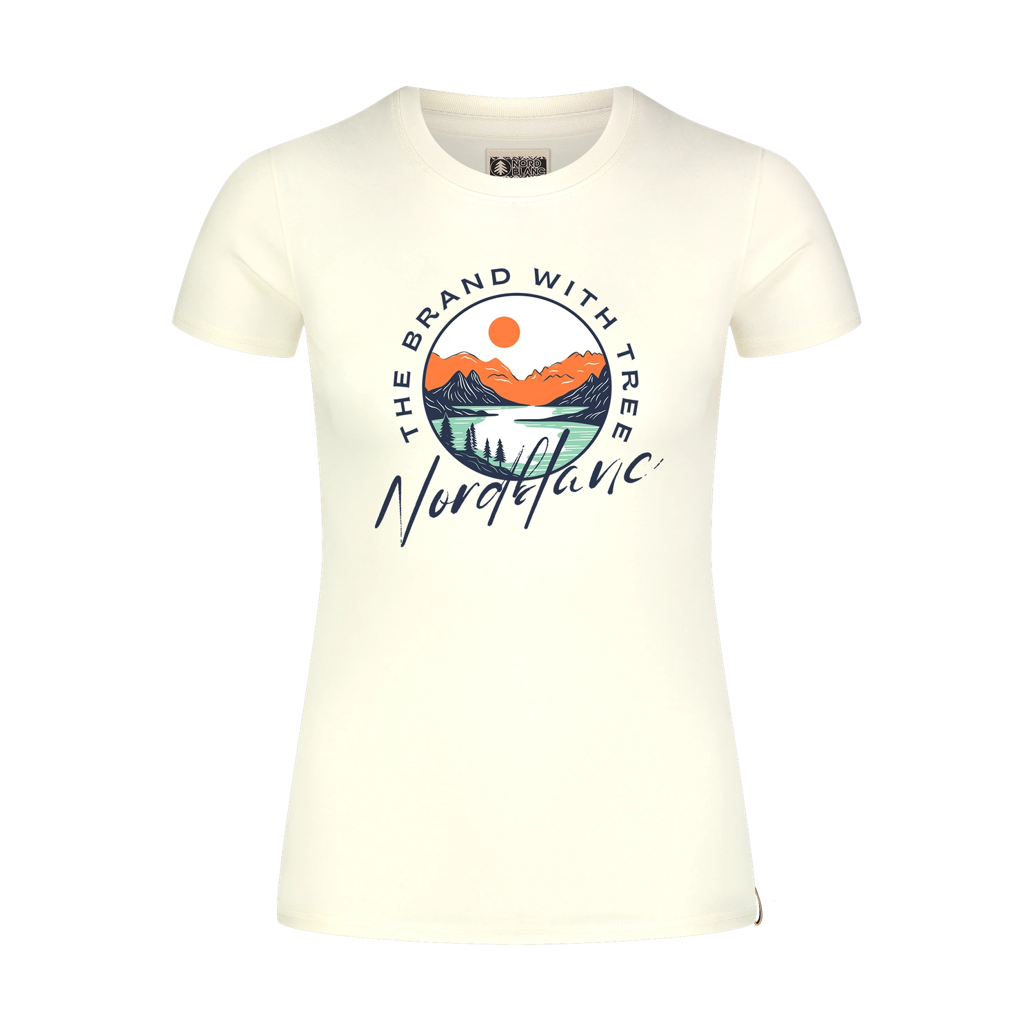 Baumwolle T-Shirt Damen - STARLIGHT weiß