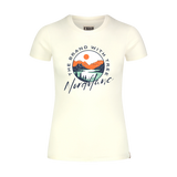 Cotton t-shirt women's - STARLIGHT white
