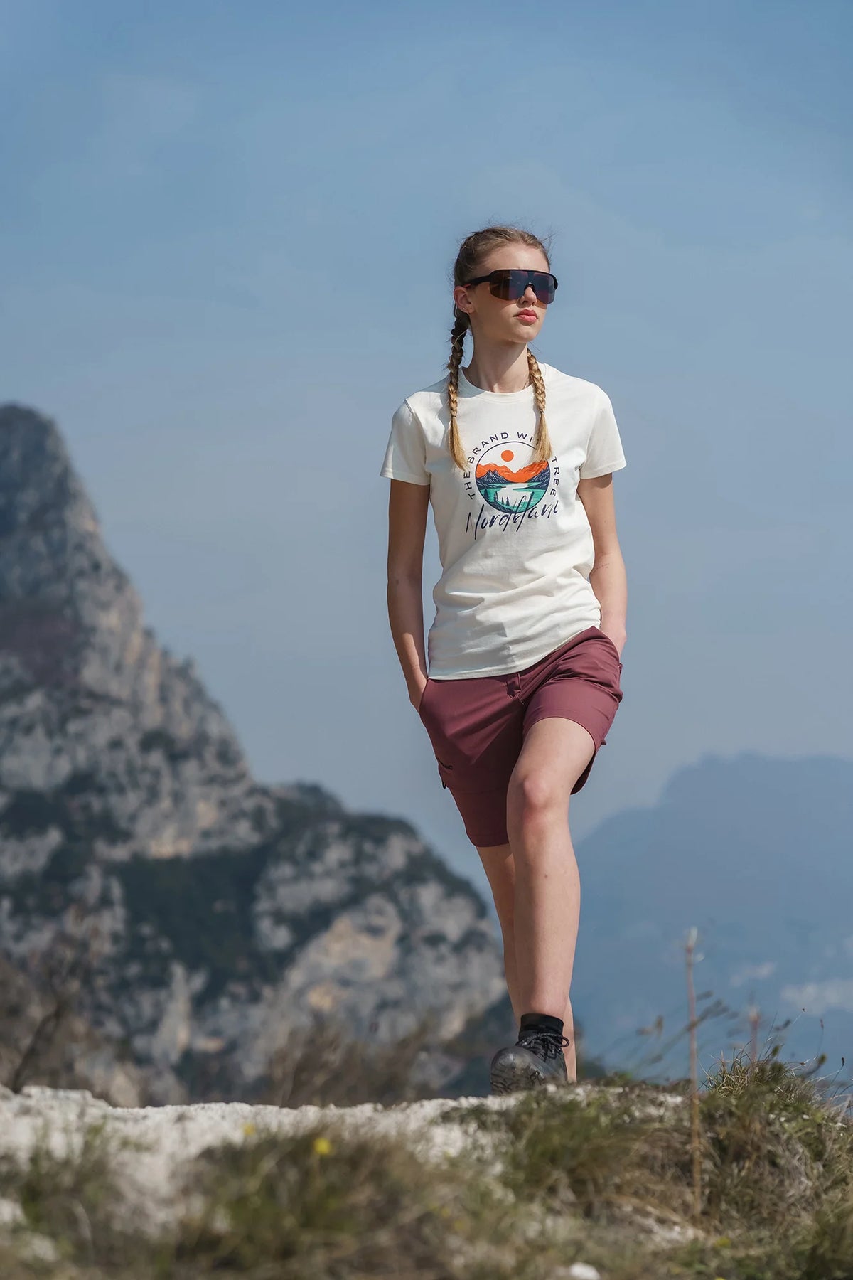 Cotton t-shirt women's - STARLIGHT white – image 3