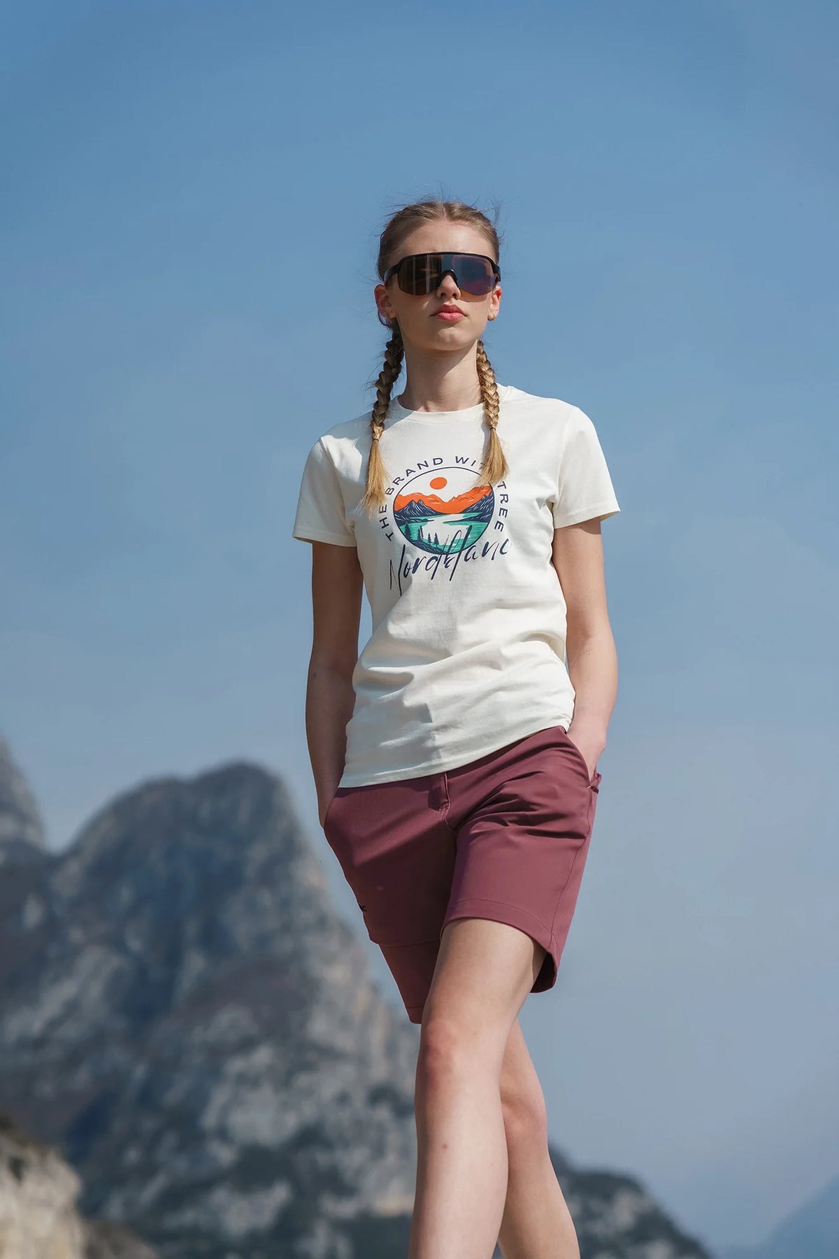 Cotton t-shirt women's - STARLIGHT white – image 4