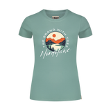 Cotton t-shirt women's - STARLIGHT green