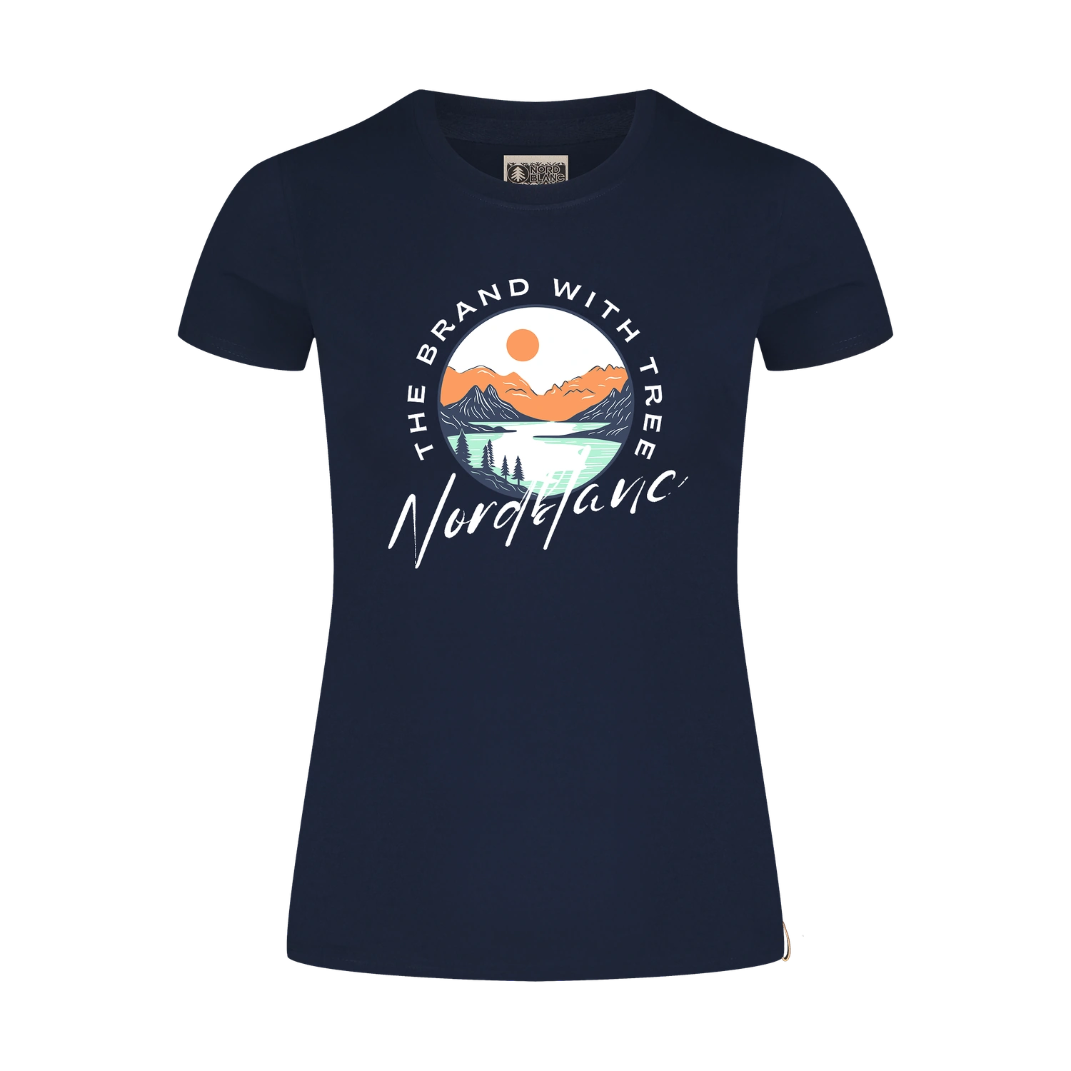 Baumwolle T-Shirt Damen - STARLIGHT blau