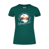 Cotton t-shirt women's - STARLIGHT green
