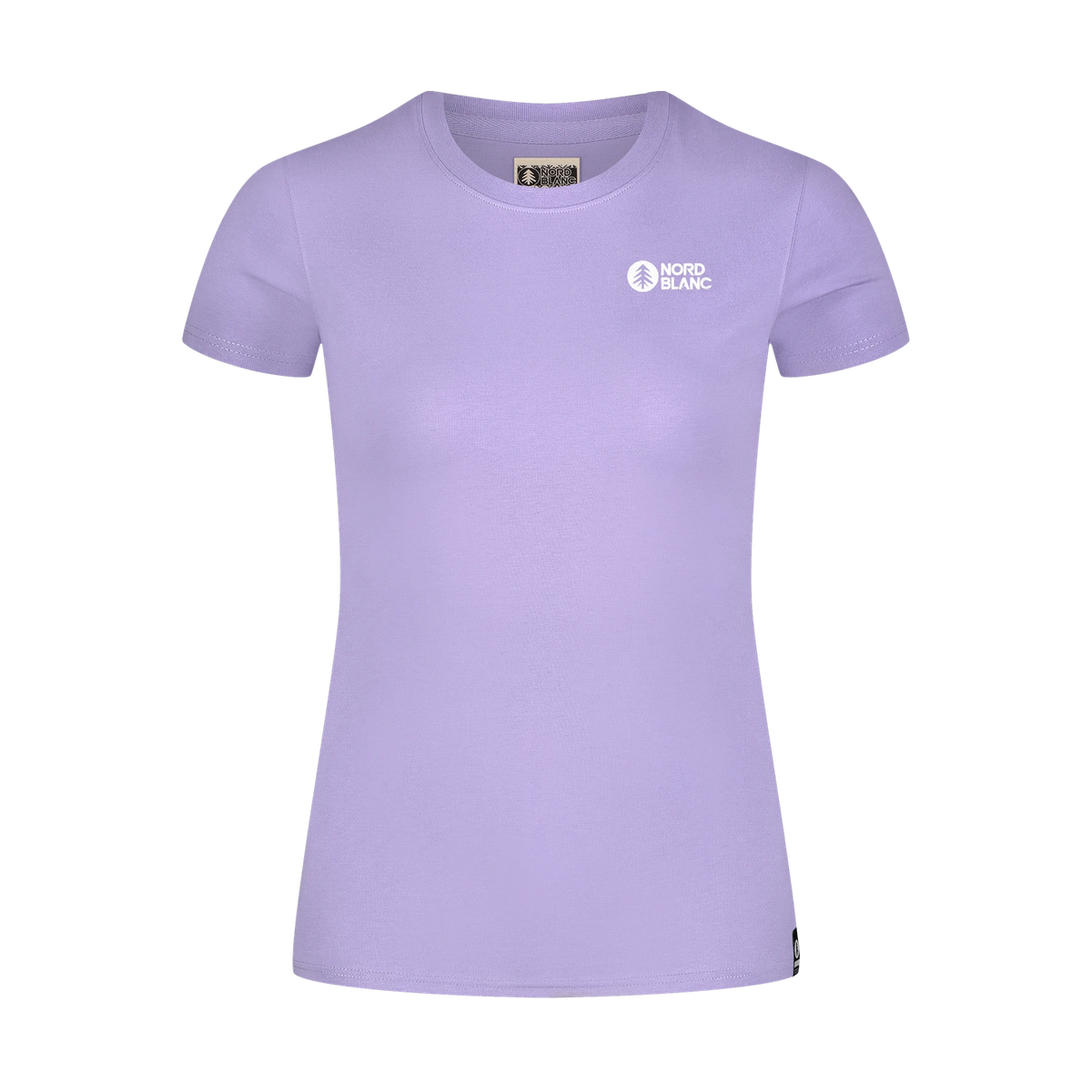Katoenen T-shirt dames - SCENE paars