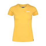 Cotton t-shirt women's - SCENE yellow