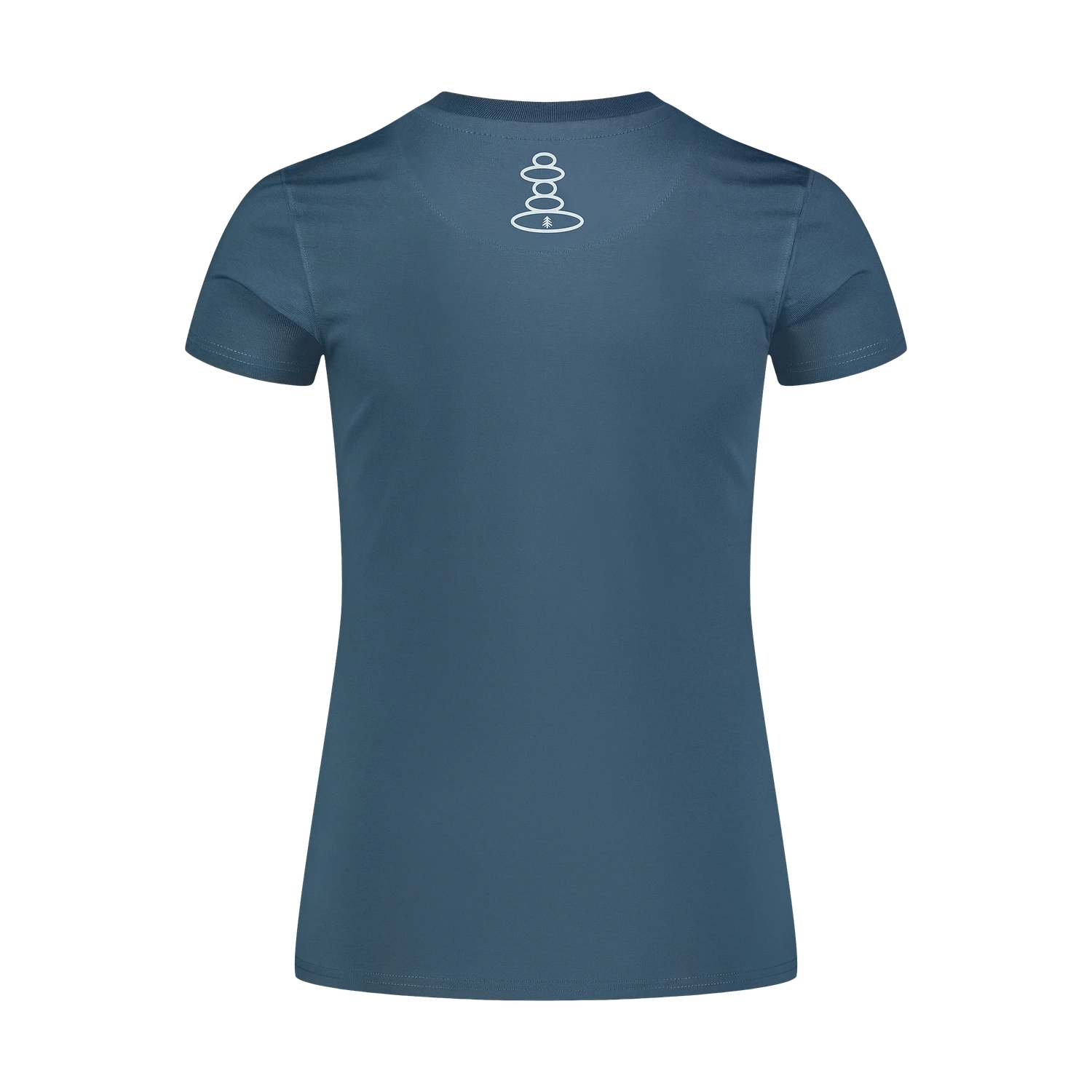 Organic cotton t-shirt women's - RESCUE blue-2