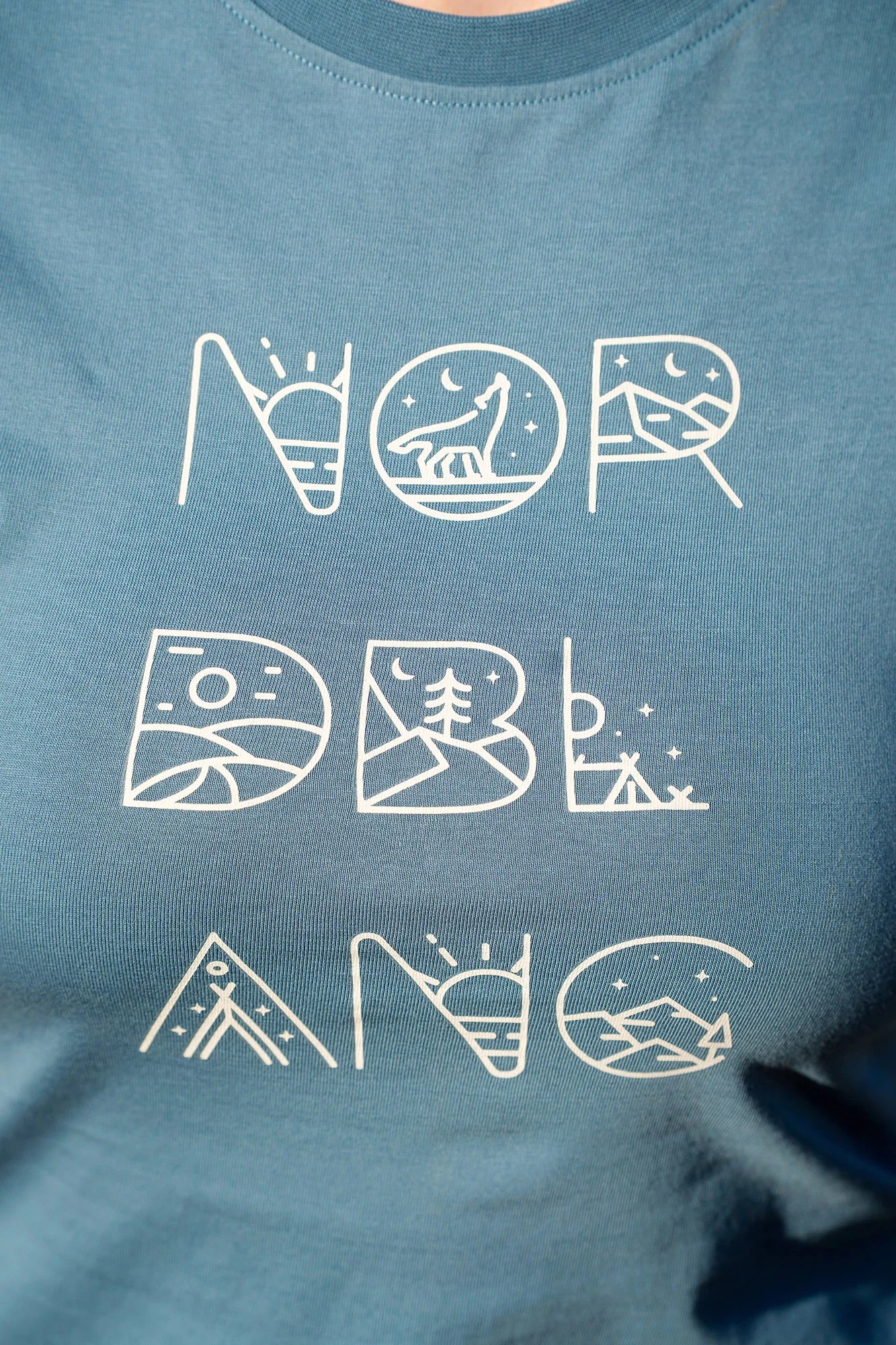 Organic cotton t-shirt women's - RESCUE blue-9