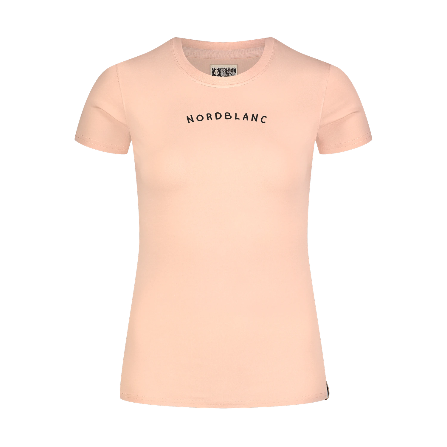 Organic cotton t-shirt women's - INTERSECT pink-1