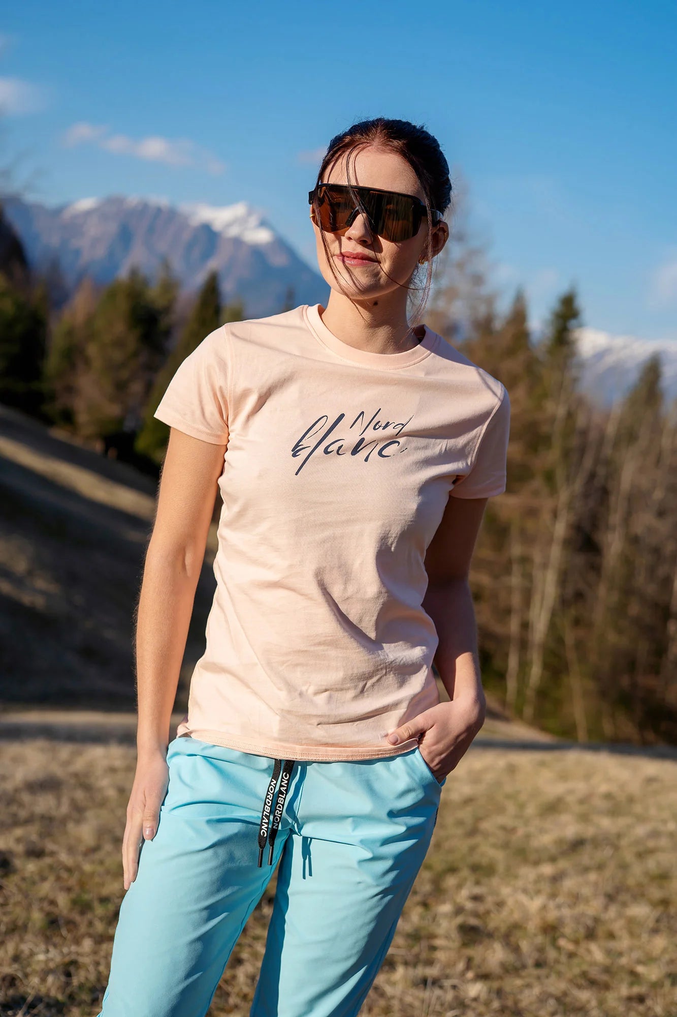 Organic cotton t-shirt women's - AFFECTION pink-3