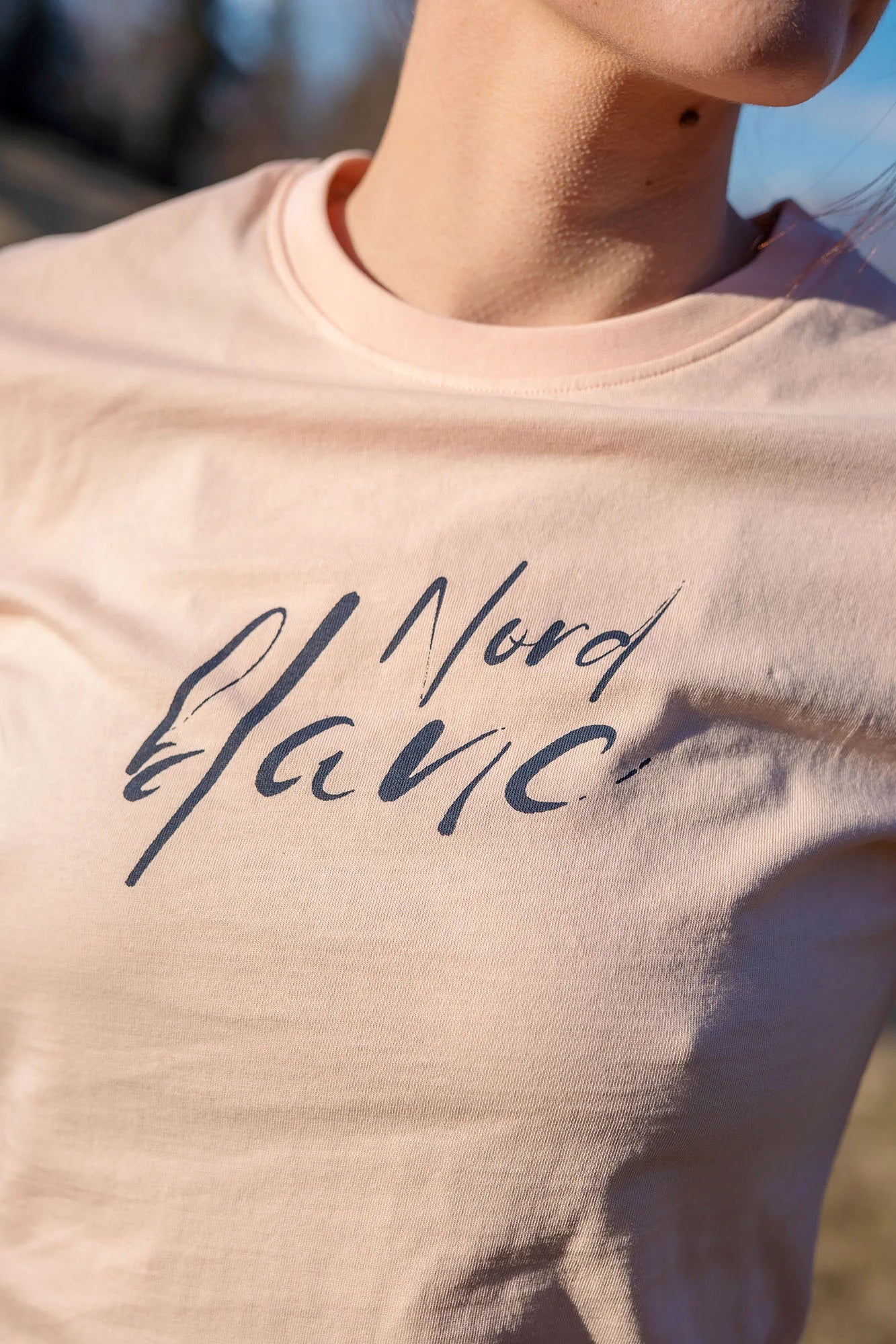 Organic cotton t-shirt women's - AFFECTION pink-5