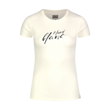 Tricou din bumbac organicpentru femei - AFFECTION alb