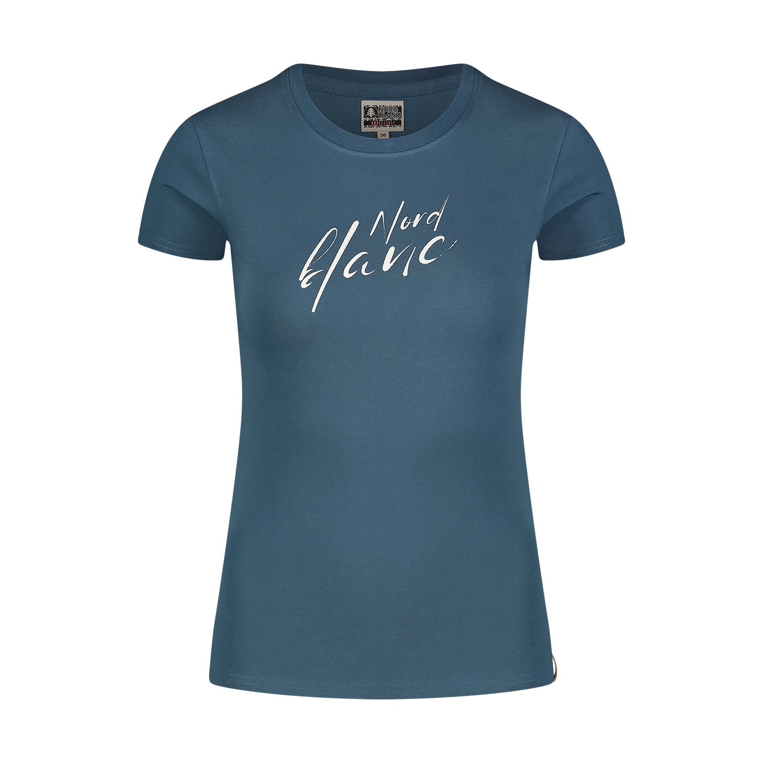 Bio-Baumwolle T-Shirt Damen - AFFECTION blau