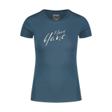 Tricou din bumbac organicpentru femei - AFFECTION albastru