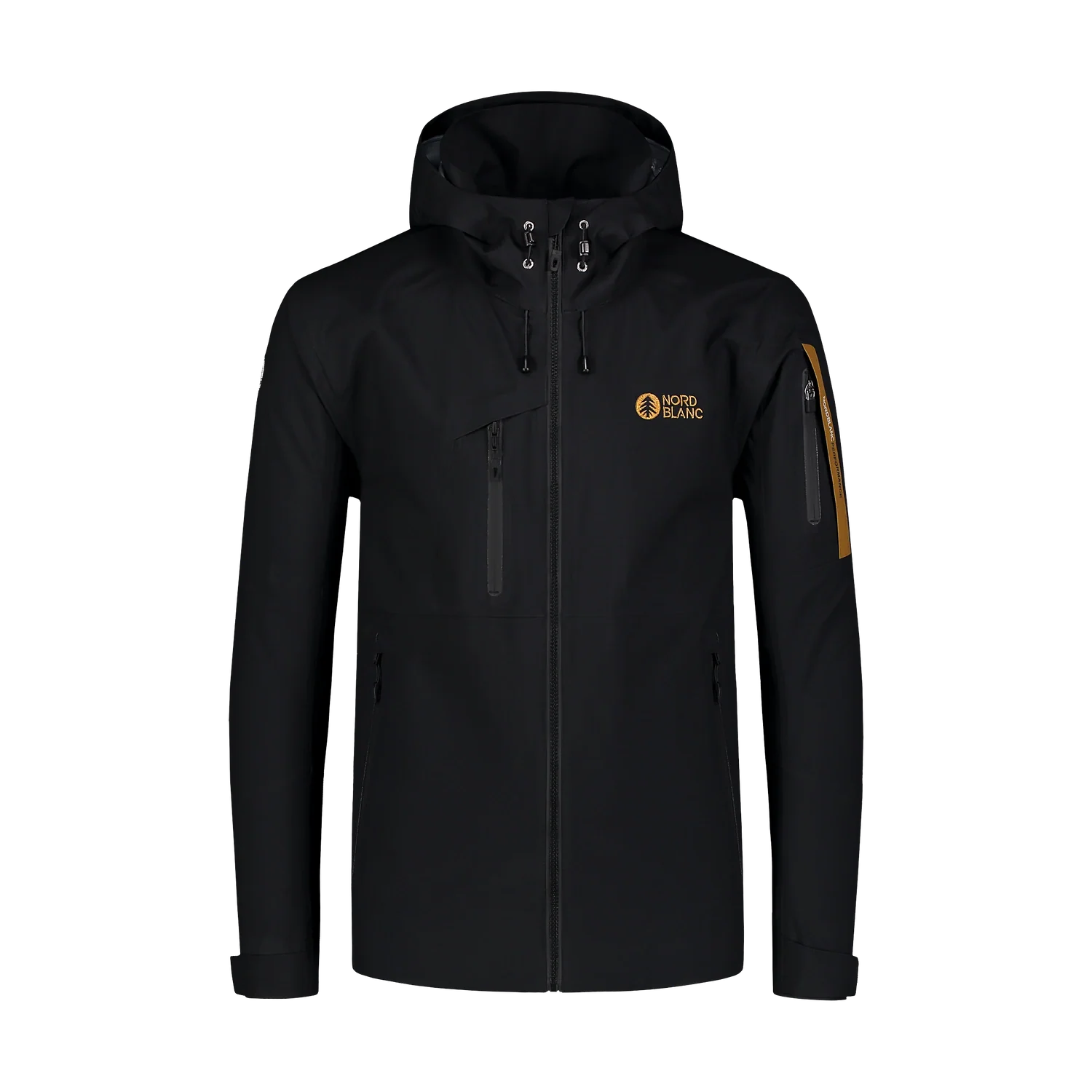 Waterproof 3LL outdoor jacket men's - MOUNTANEER black