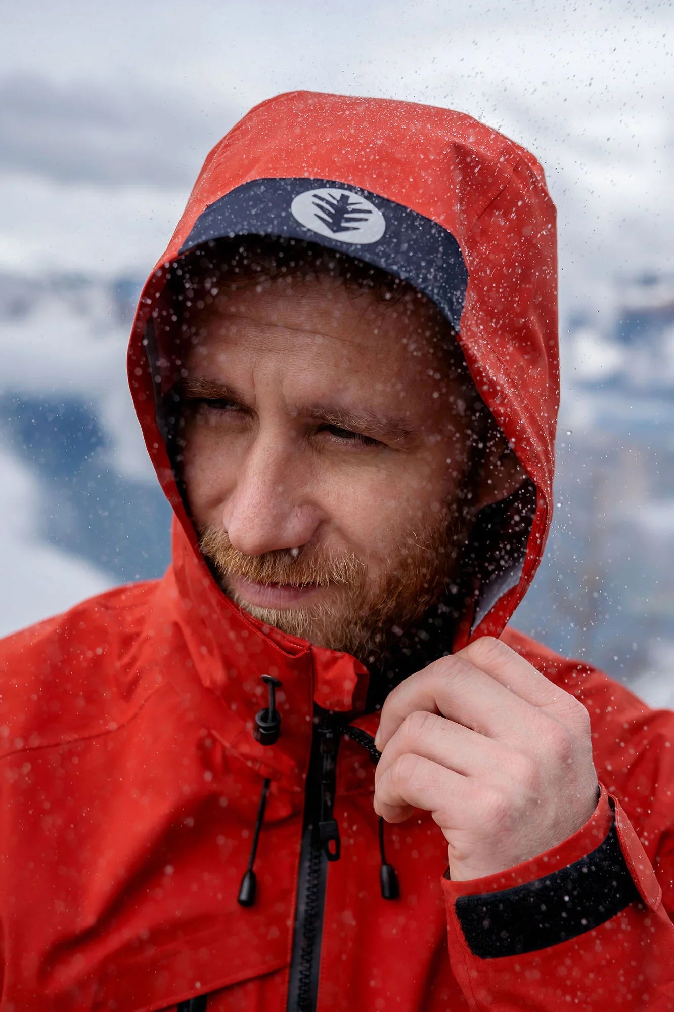 Nepromokavá 3LL outdoorová bunda pánská - MOUNTANEER červená-9