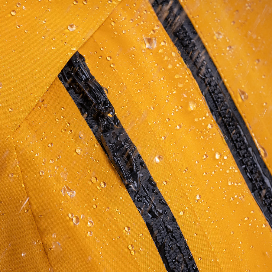 Waterproof zips