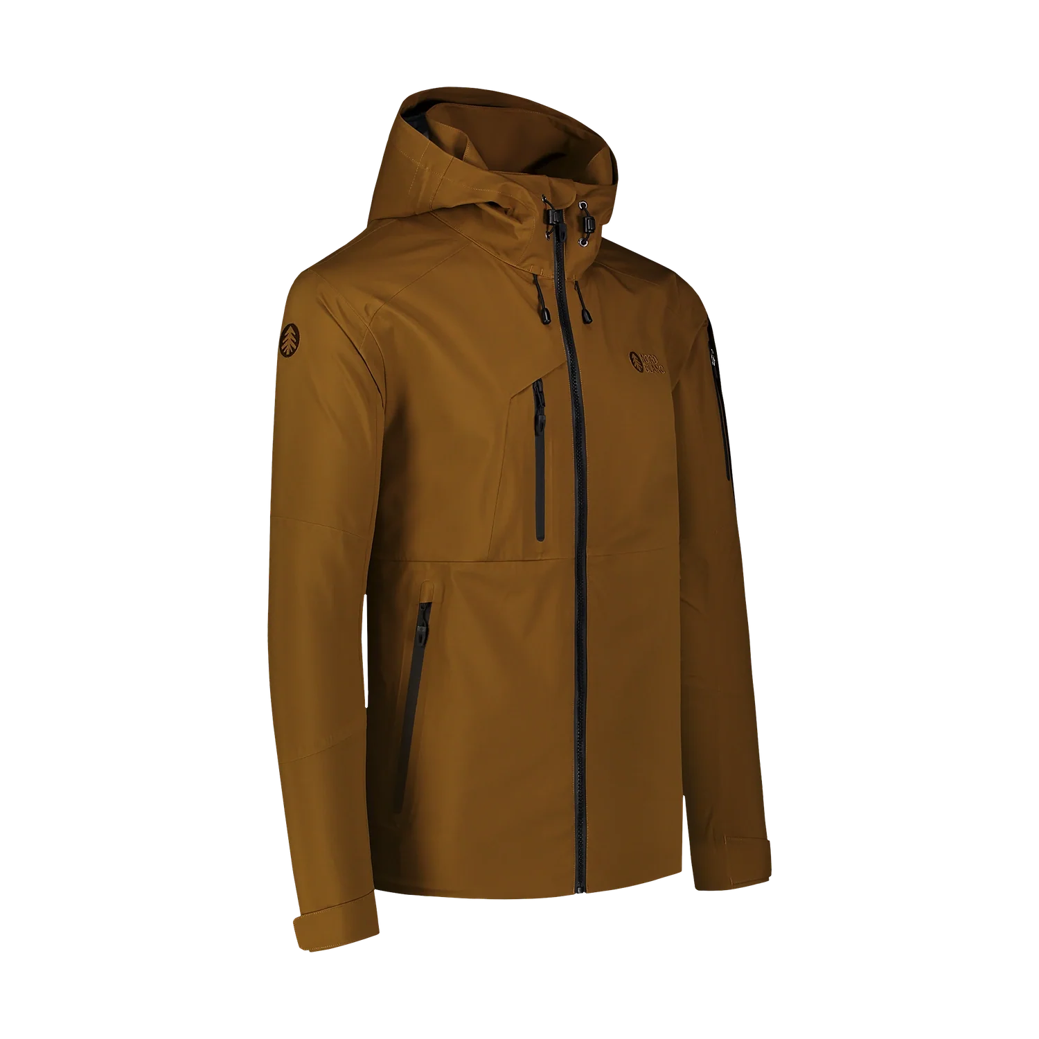 Waterproof 3LL outdoor jacket men's - MOUNTANEER brown-2