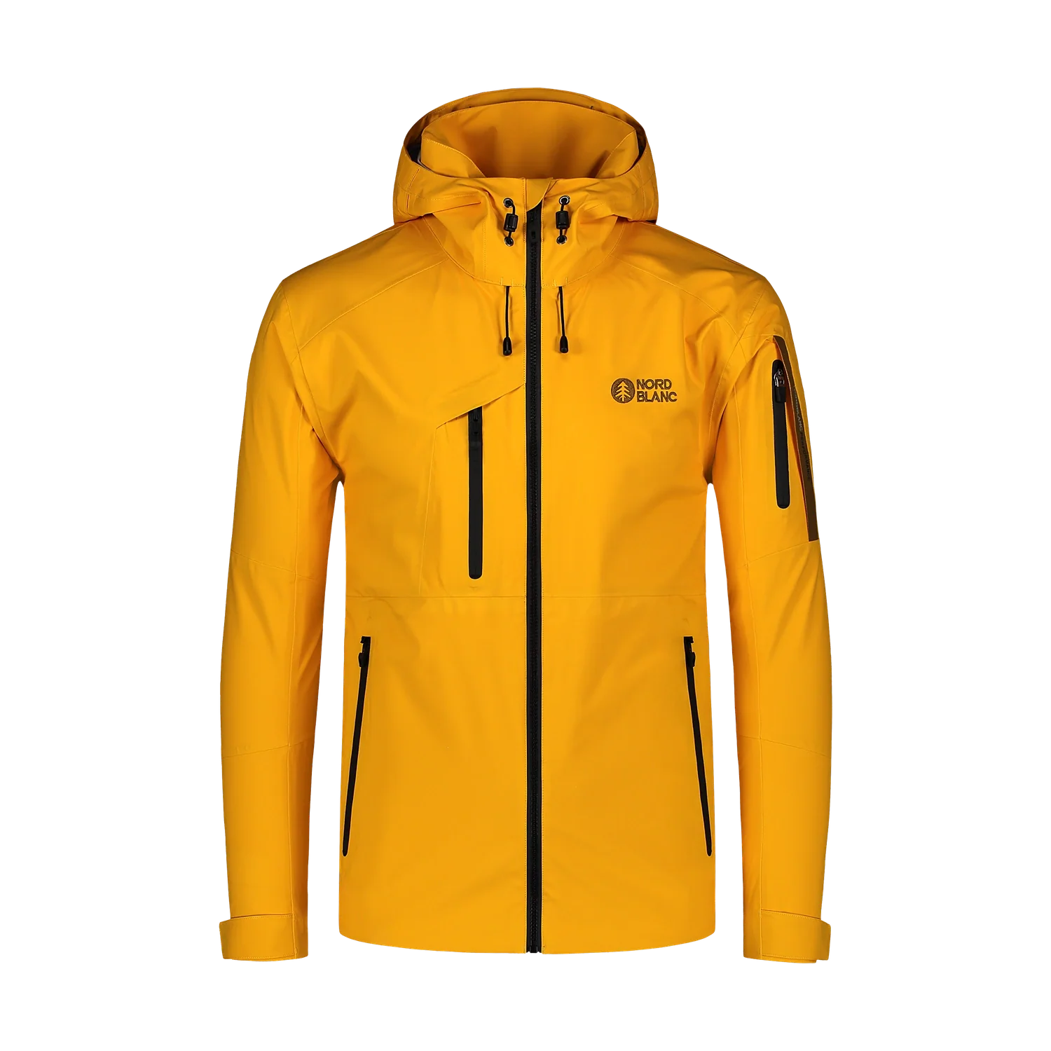 Waterproof 3LL outdoor jacket men's - MOUNTANEER yellow