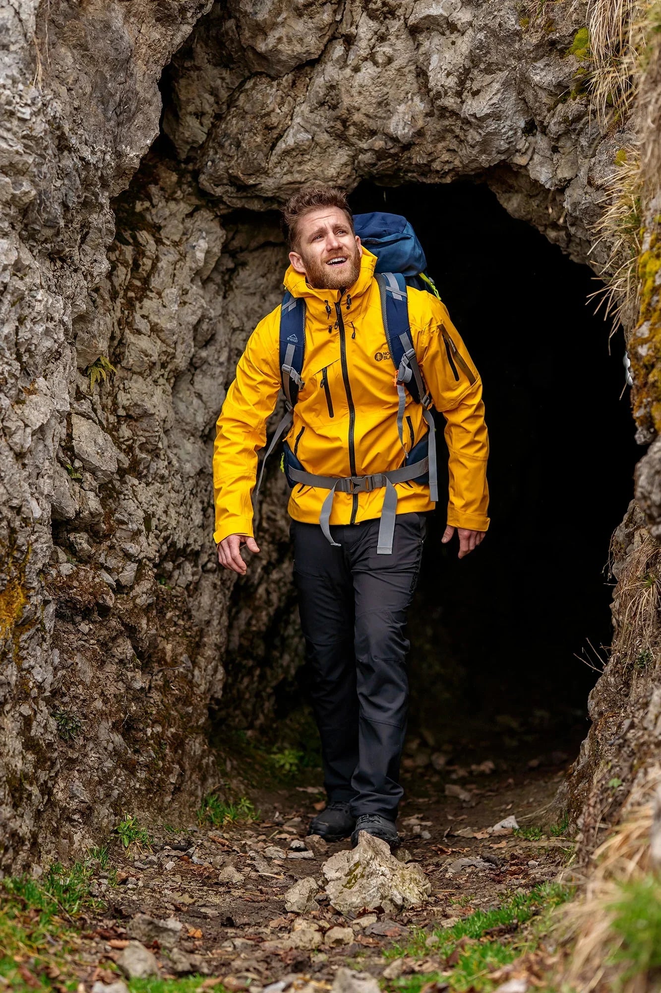 Vízálló 3LL outdoor dzseki/kabát férfi - MOUNTANEER sárga-3