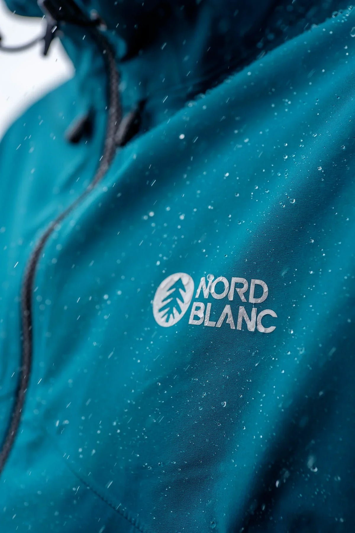 Vattentät outdoorjacka 3LL herr - NOMAD petrol – bild 5