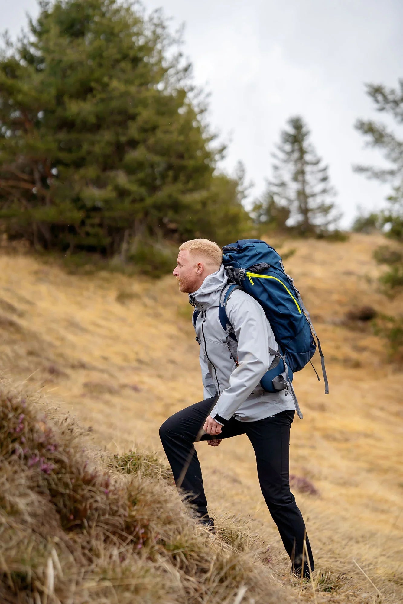 Vízálló 3LL outdoor dzseki/kabát férfi - NOMAD szürke-2
