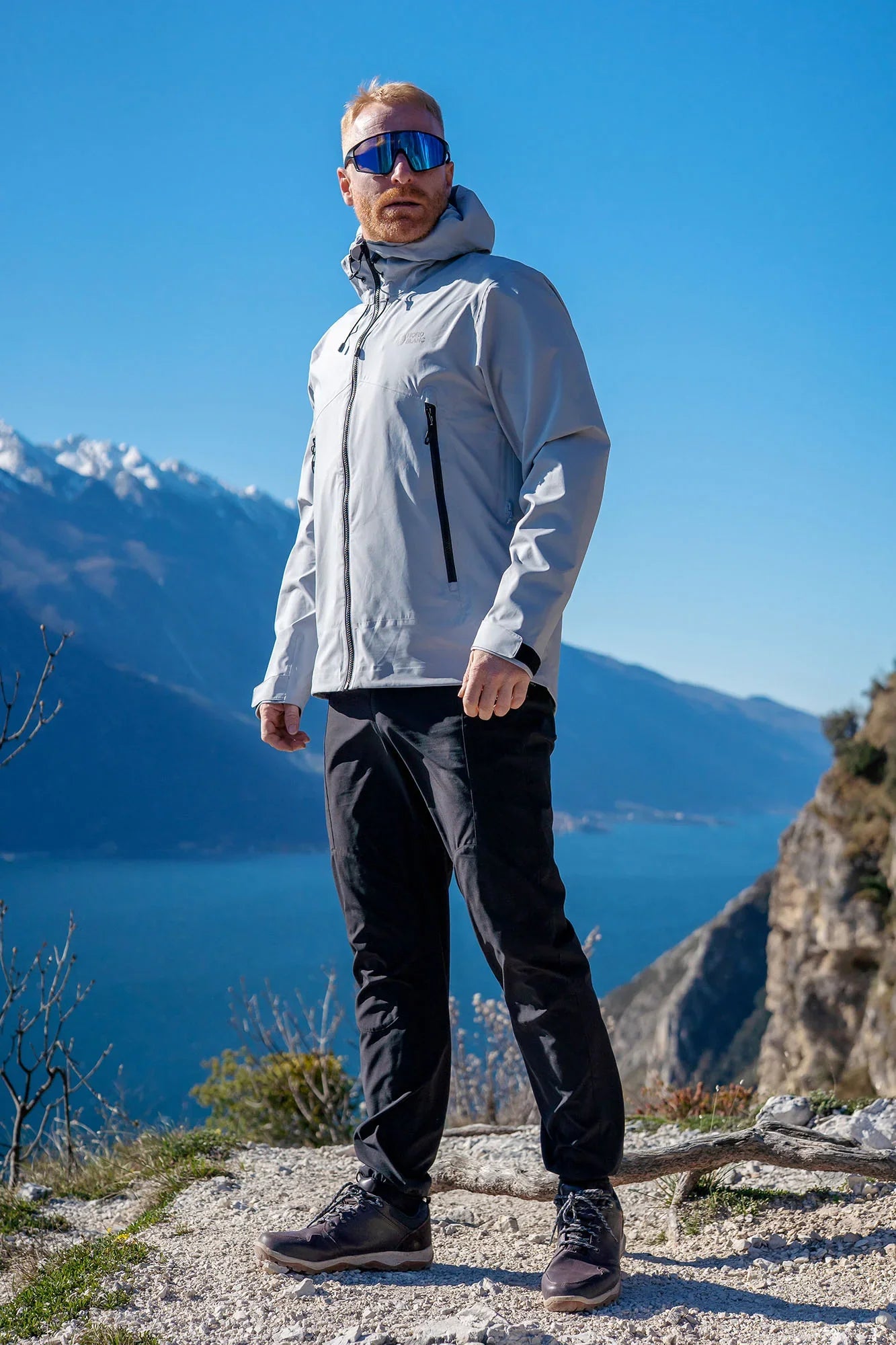 Vízálló 3LL outdoor dzseki/kabát férfi - NOMAD szürke-5