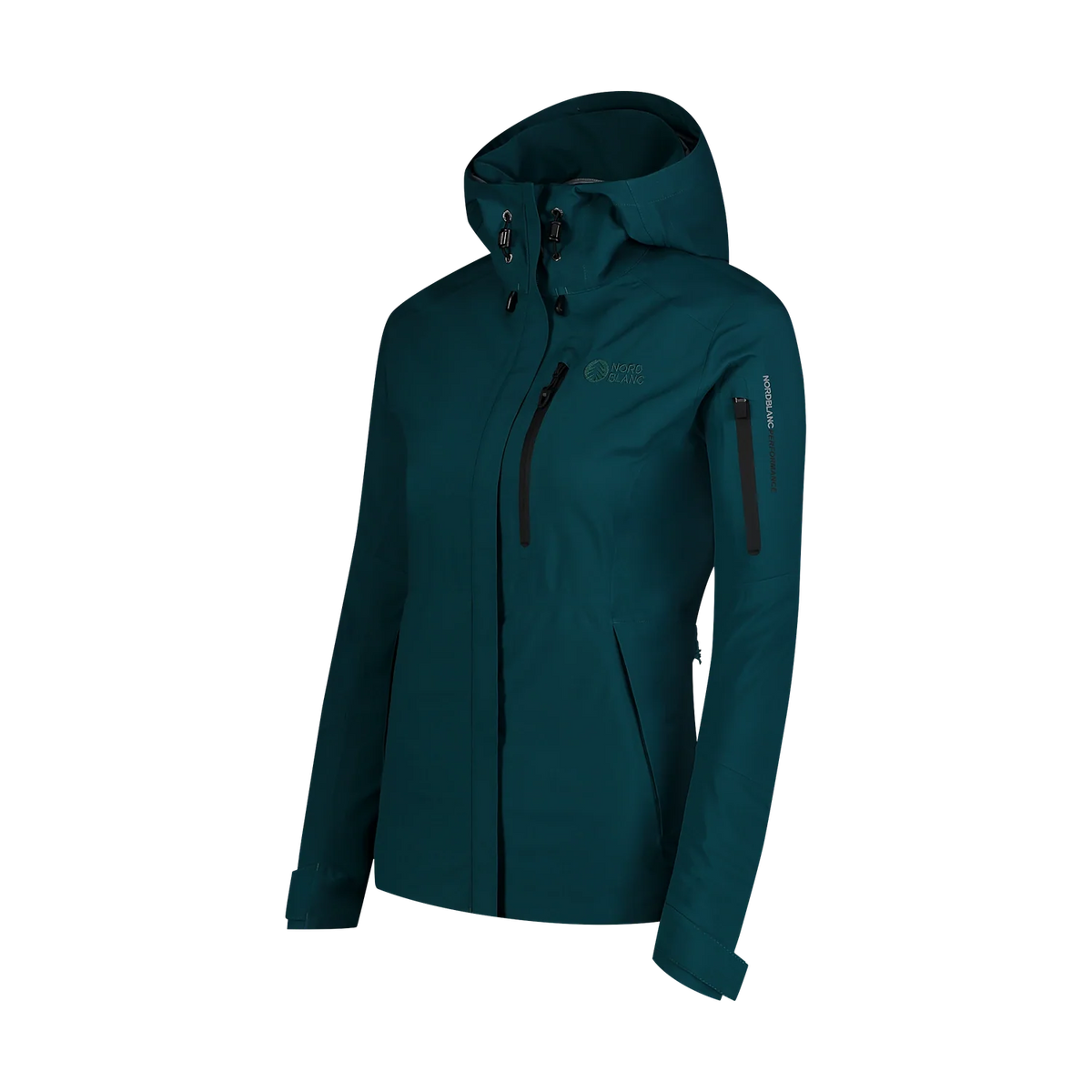 Waterdichte 3LL outdoorjas dames - FIREHEART petrol – afbeelding 9