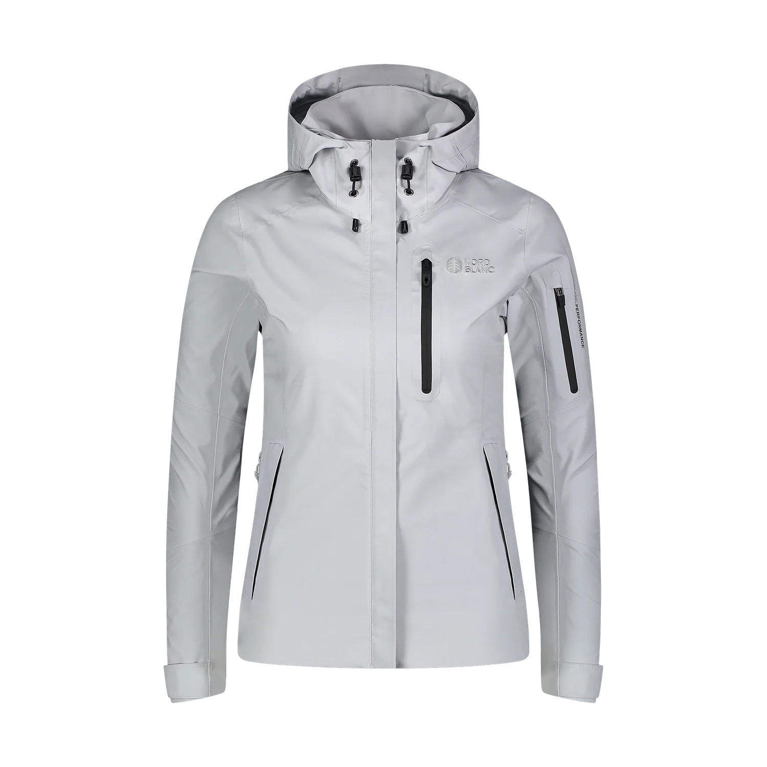 Waterproof 3LL outdoor jacket women's - FIREHEART grey