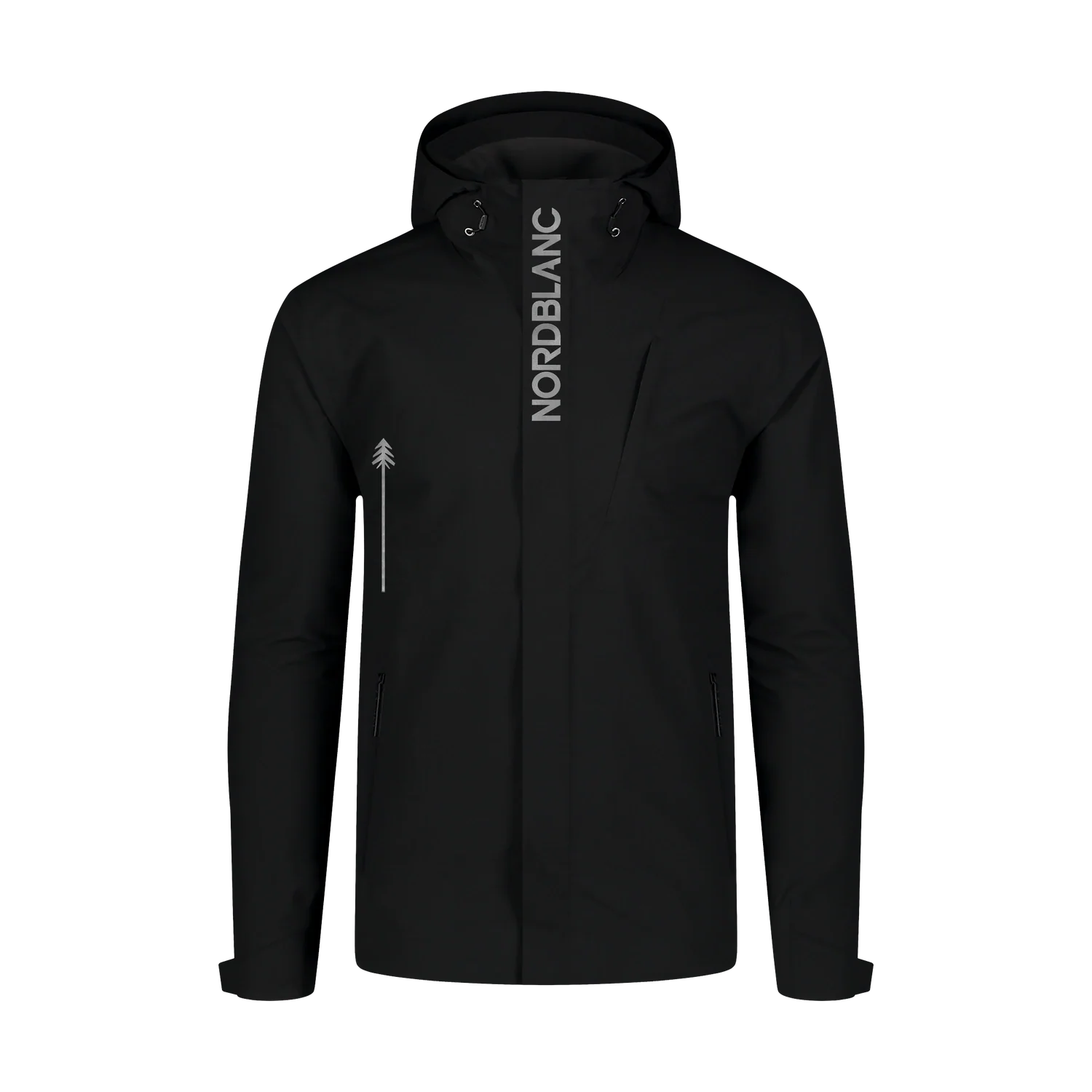 Waterproof outdoor jacket men's - BERNARD black