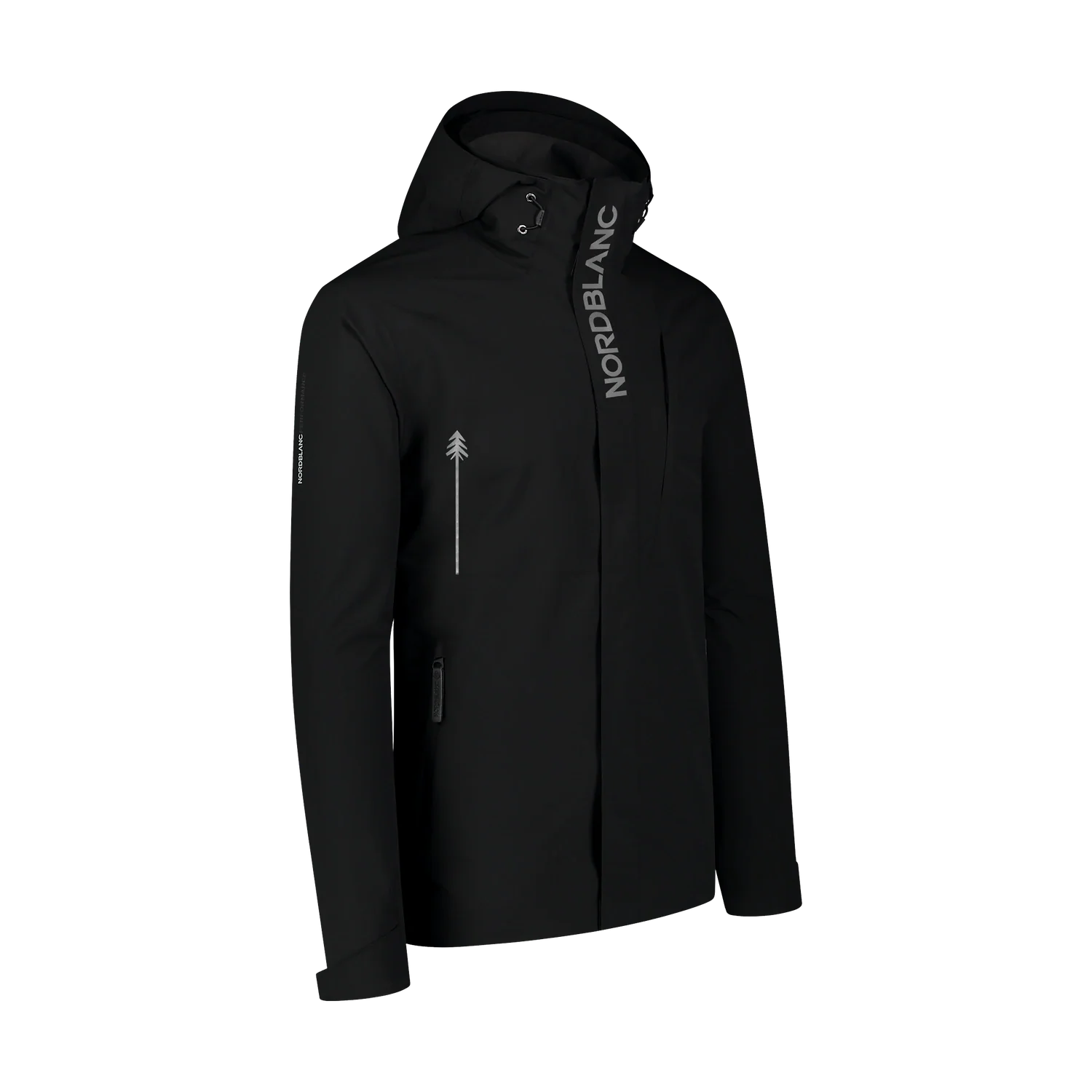 Waterproof outdoor jacket men's - BERNARD black-2