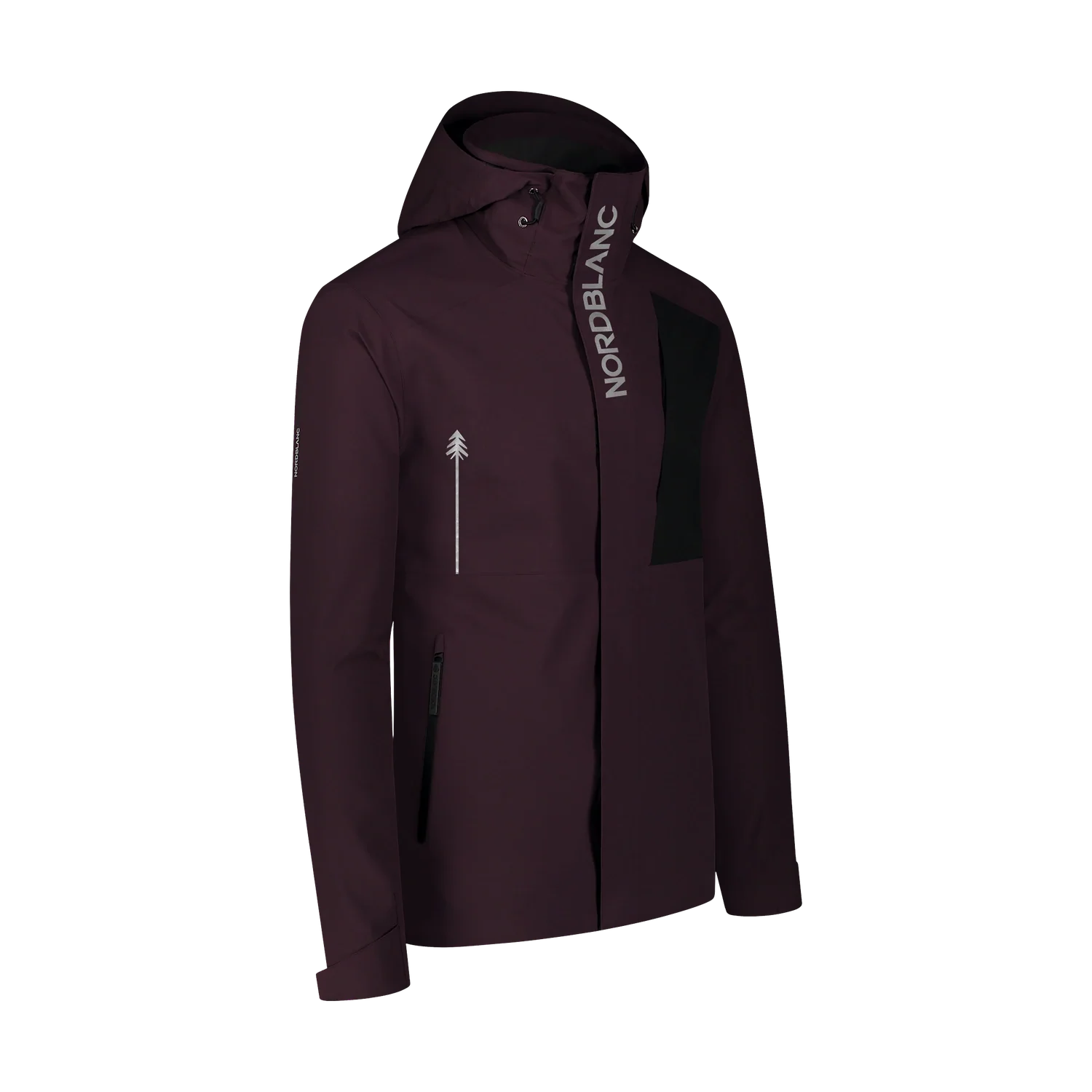 Waterproof outdoor jacket men's - BERNARD violet-2