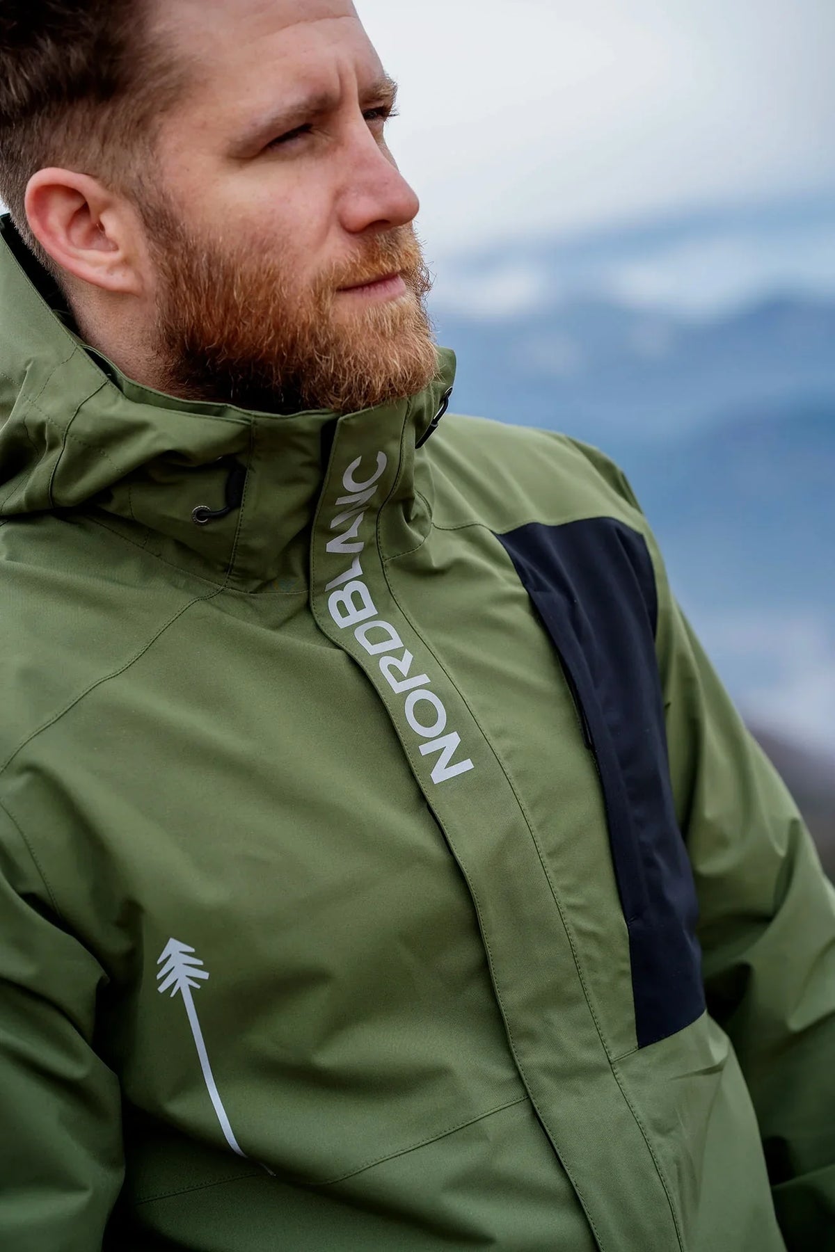 Waterproof outdoor jacket men's - BERNARD green – image 6