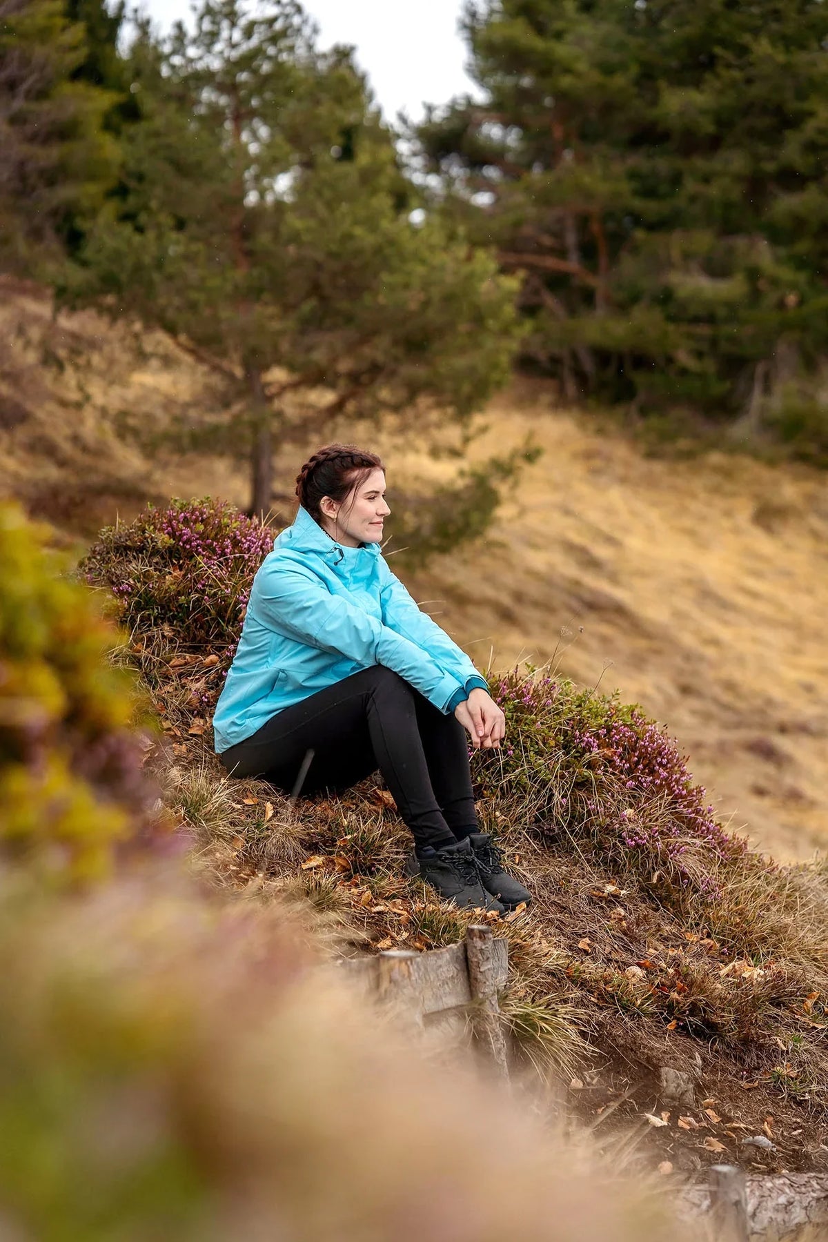 Wasserdichte Outdoor- Jacke Damen - EXAM blau-5