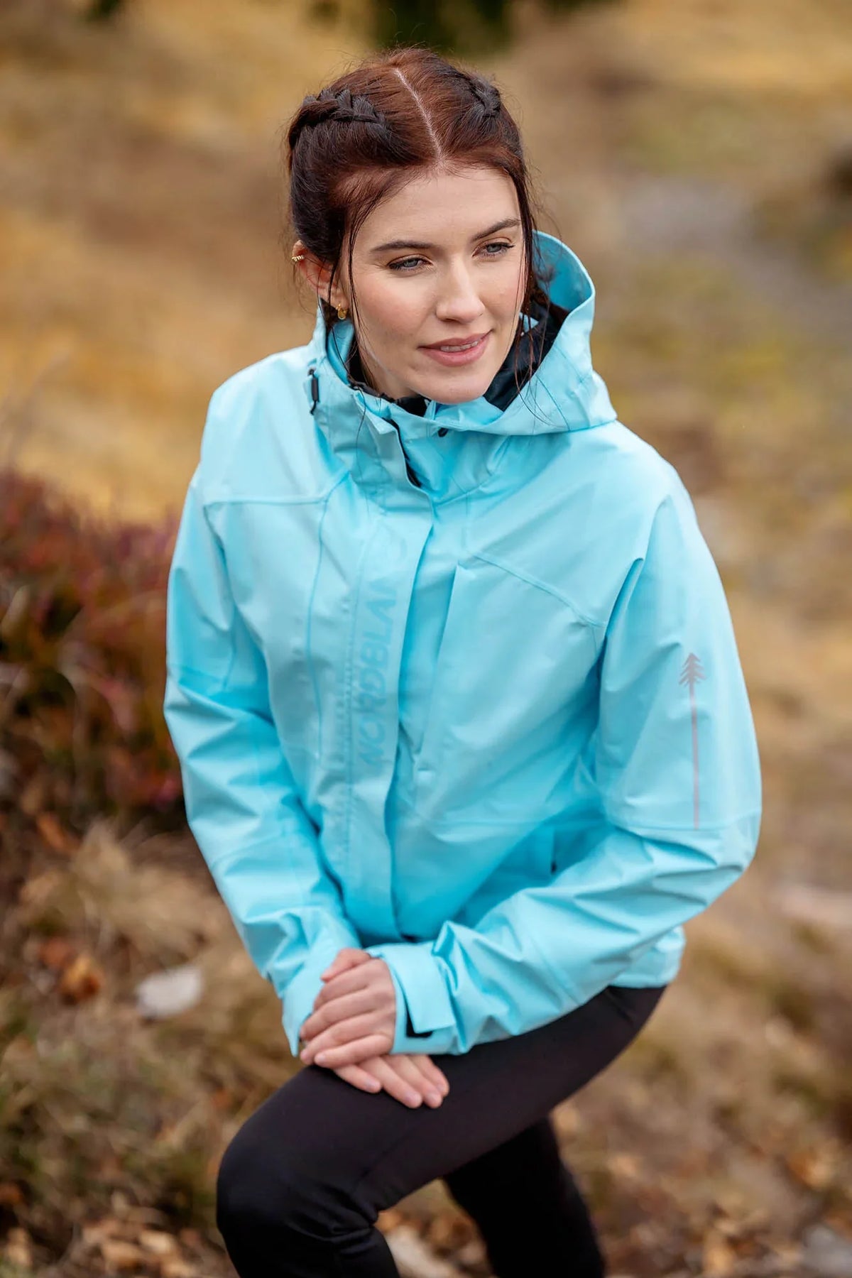 Wasserdichte Outdoor- Jacke Damen - EXAM blau-6