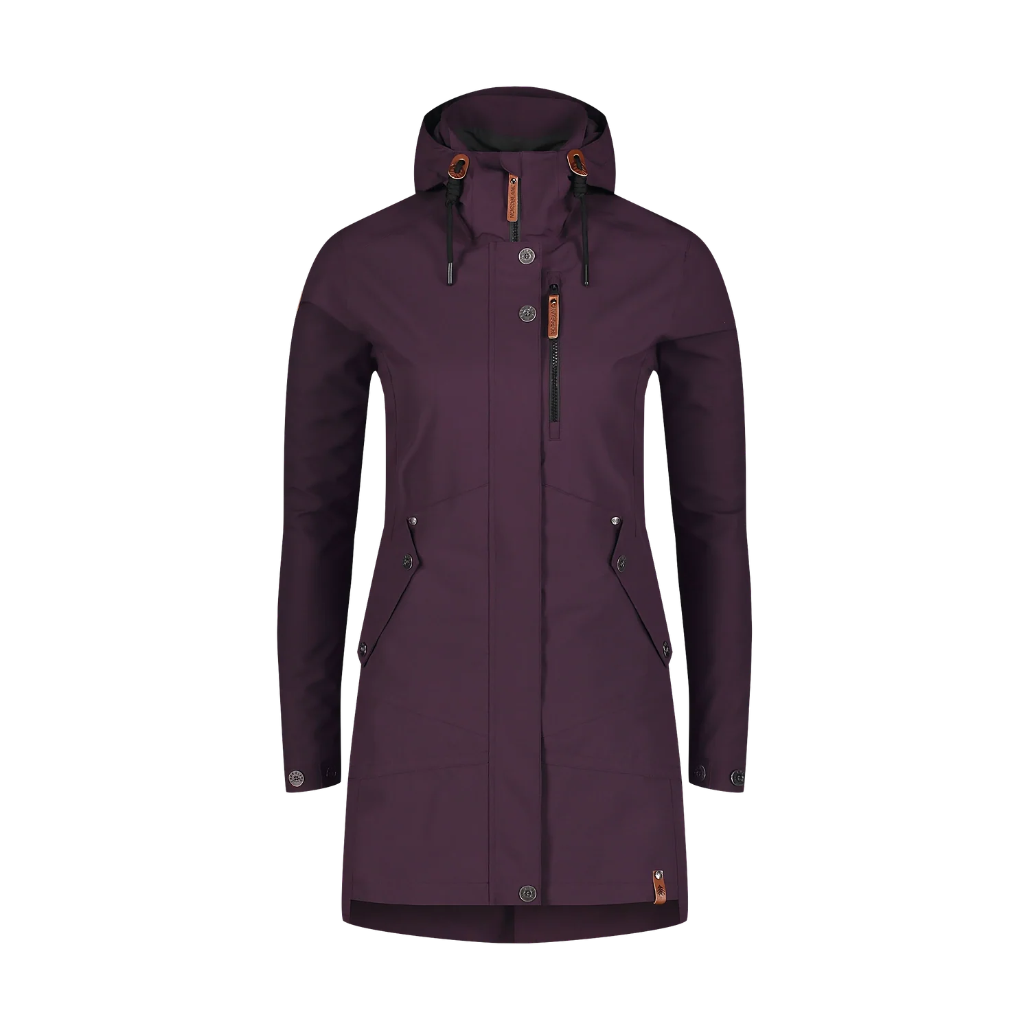 Wasserdichte Outdoor-Parka-Jacke Damen - EASYCOME lila