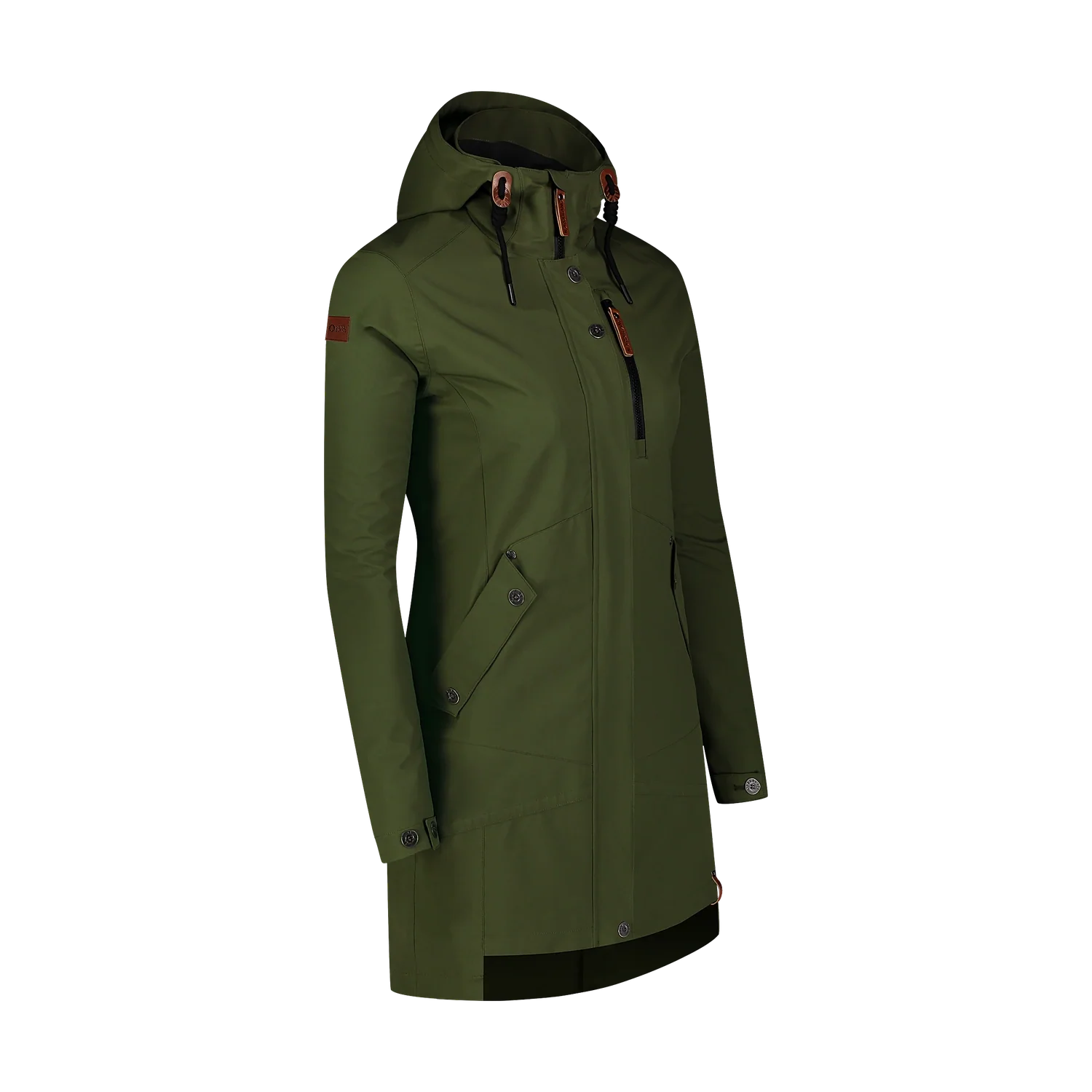 Waterproof outdoor parka jacket women's - EASYCOME green-2