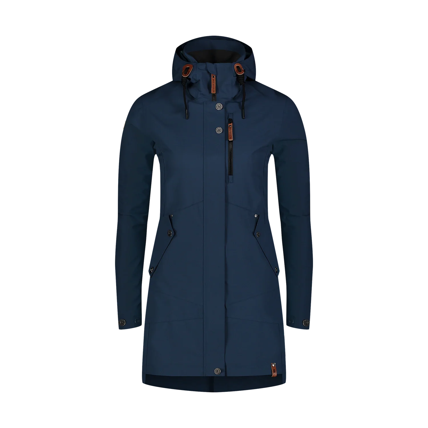 Waterproof outdoor parka jacket women's - EASYCOME blue-1