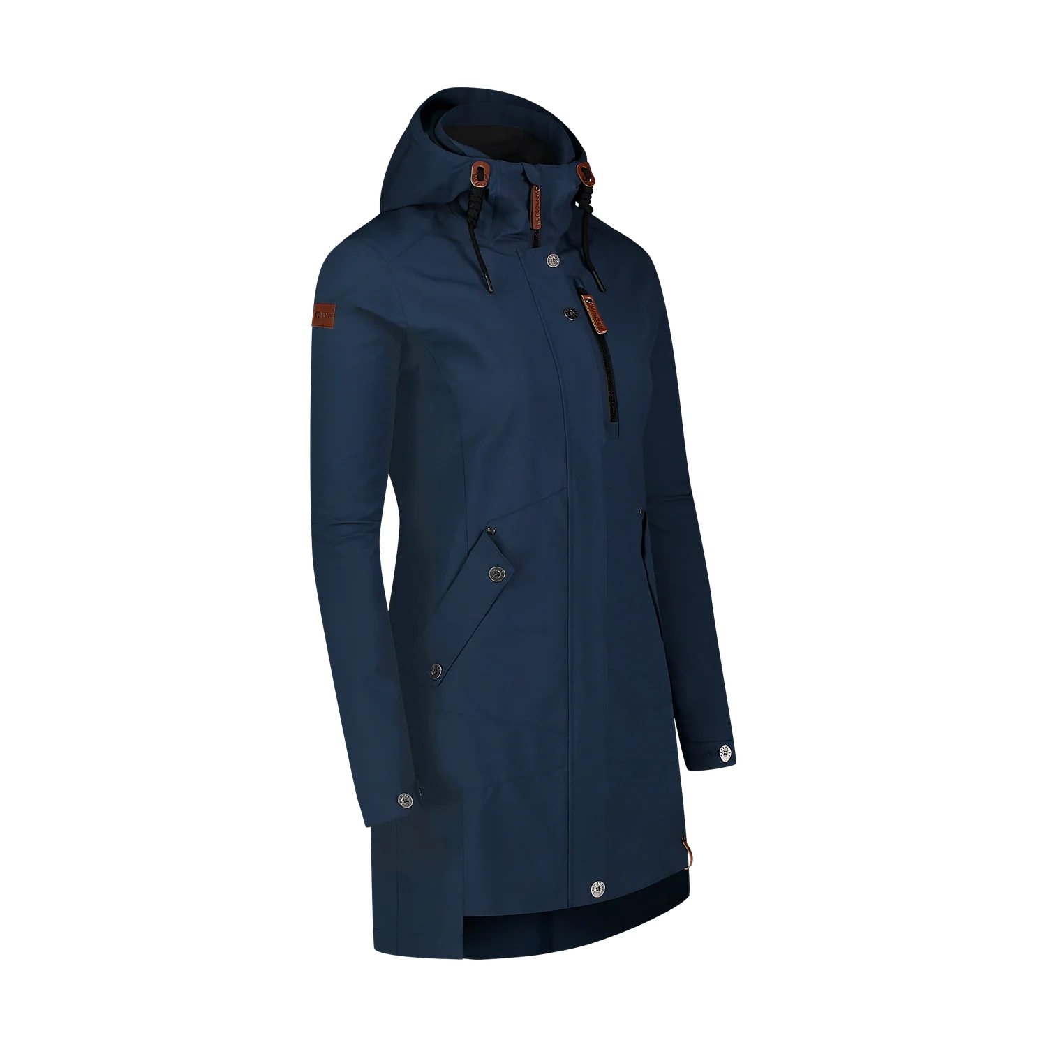 Waterproof outdoor parka jacket women's - EASYCOME blue-2
