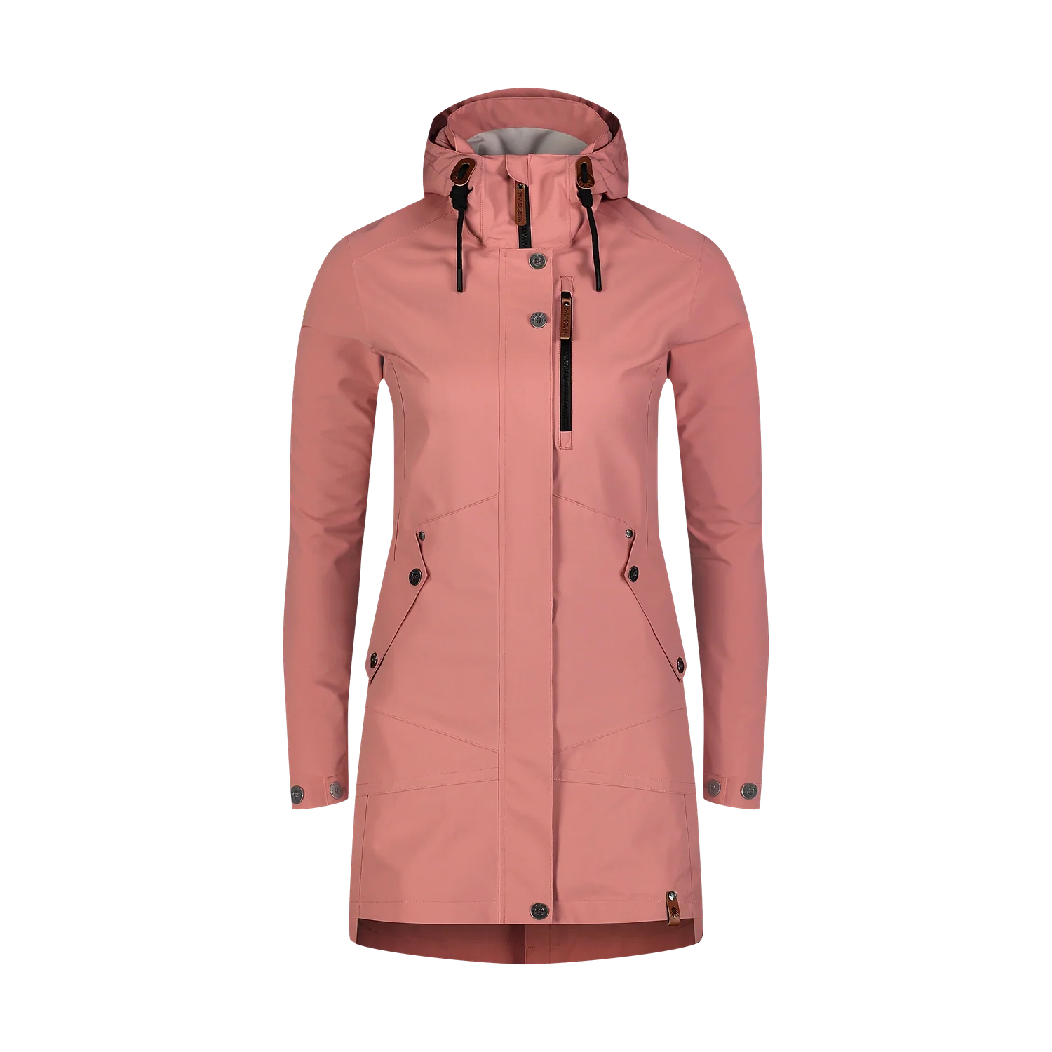 Wasserdichte Outdoor-Parka-Jacke Damen - EASYCOME pink