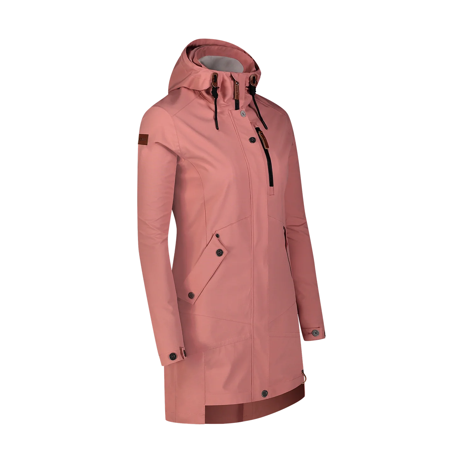 Waterproof outdoor parka jacket women's - EASYCOME pink-2