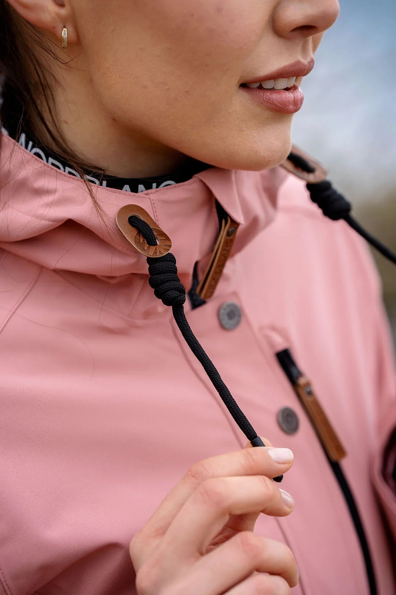 Waterproof outdoor parka jacket women's - EASYCOME pink-6