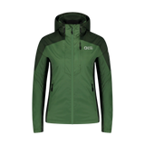 Waterproof jacket women's - LADYMOON green