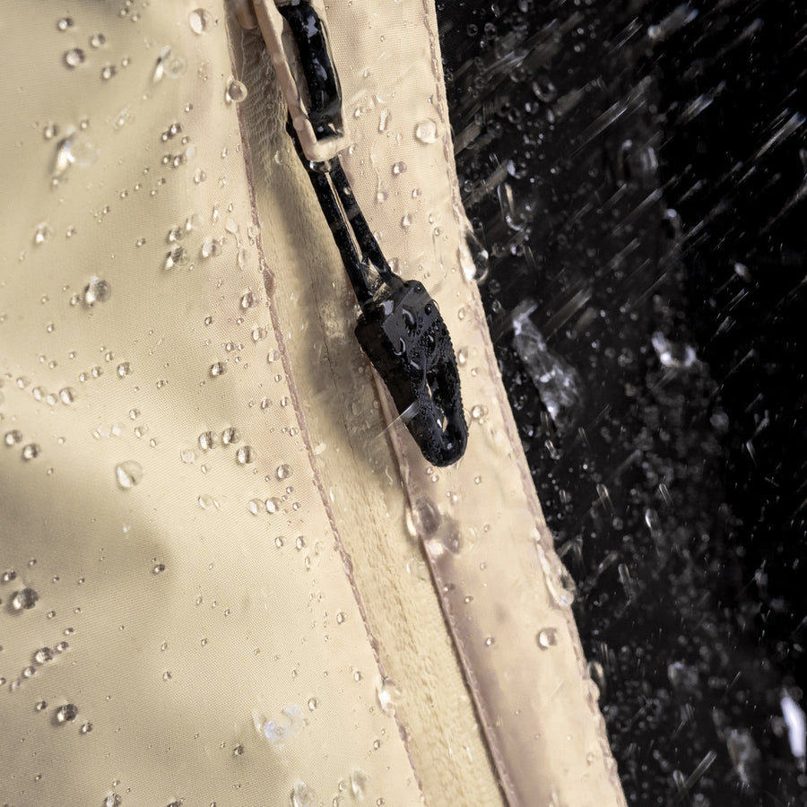 Waterproof zips