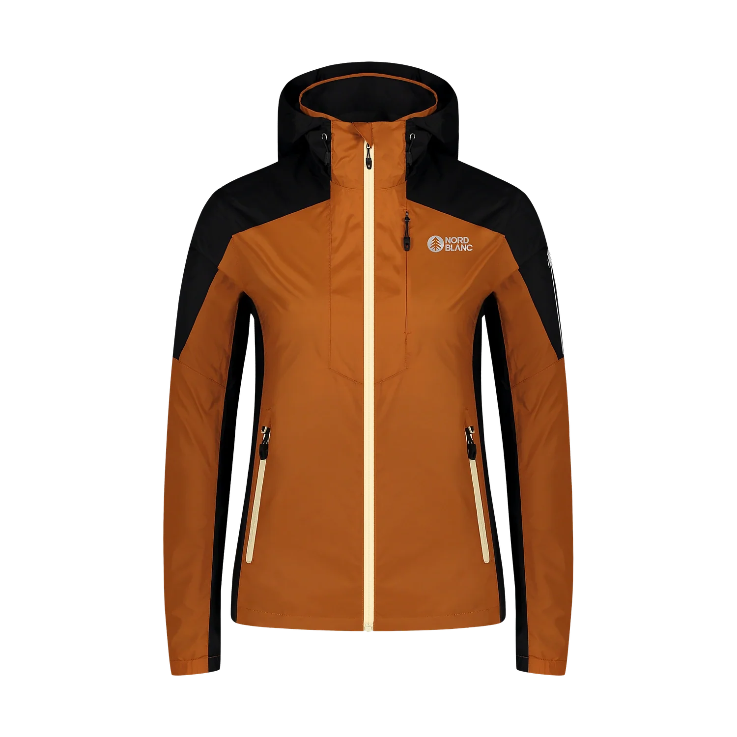 Waterproof jacket women's - LADYMOON brown-1