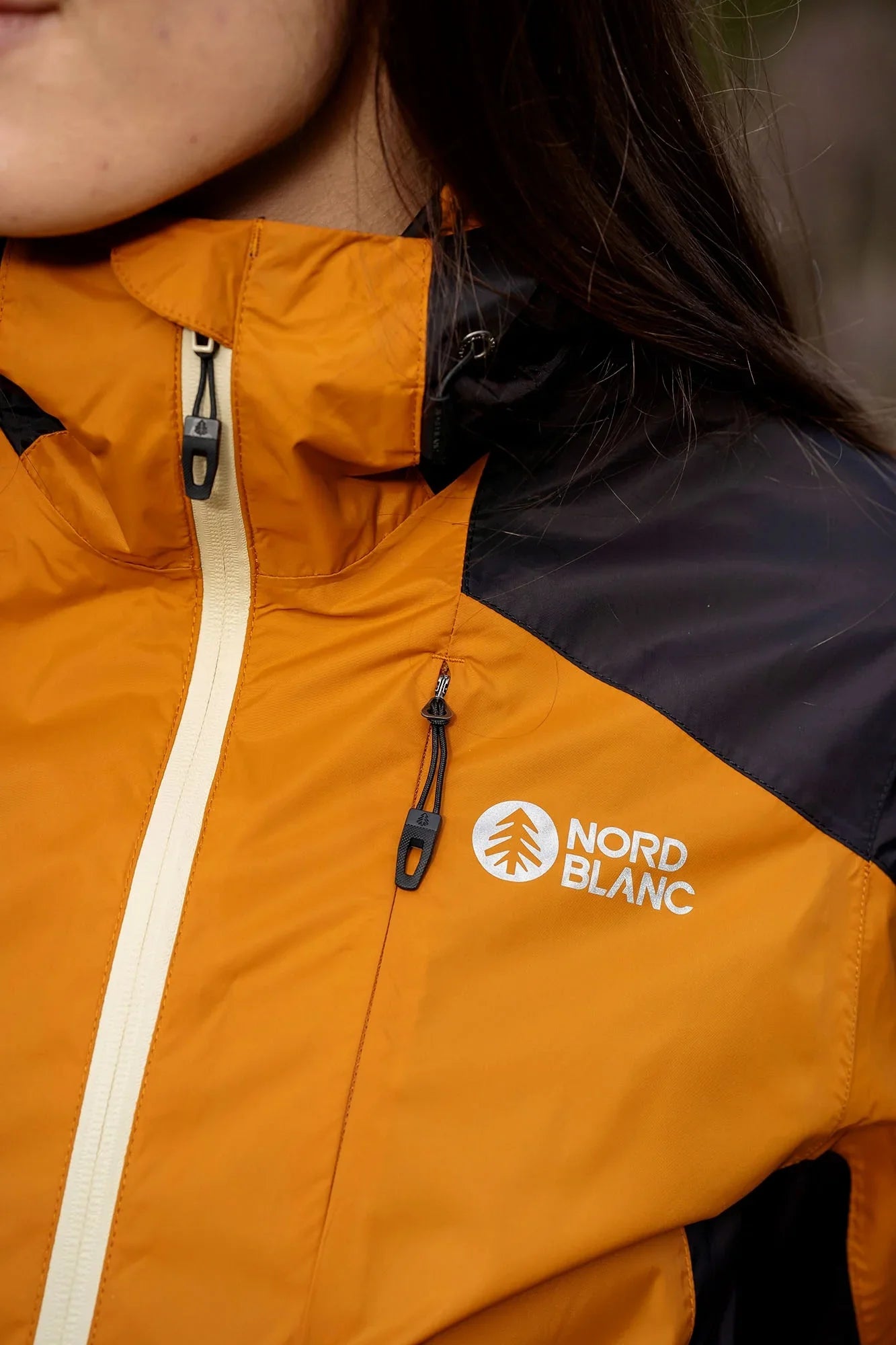 Waterproof jacket women's - LADYMOON brown-8