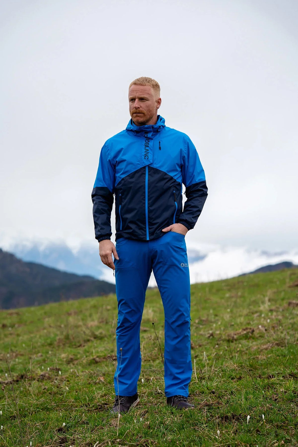 Waterproof jacket men's - PIONEER blue – image 3