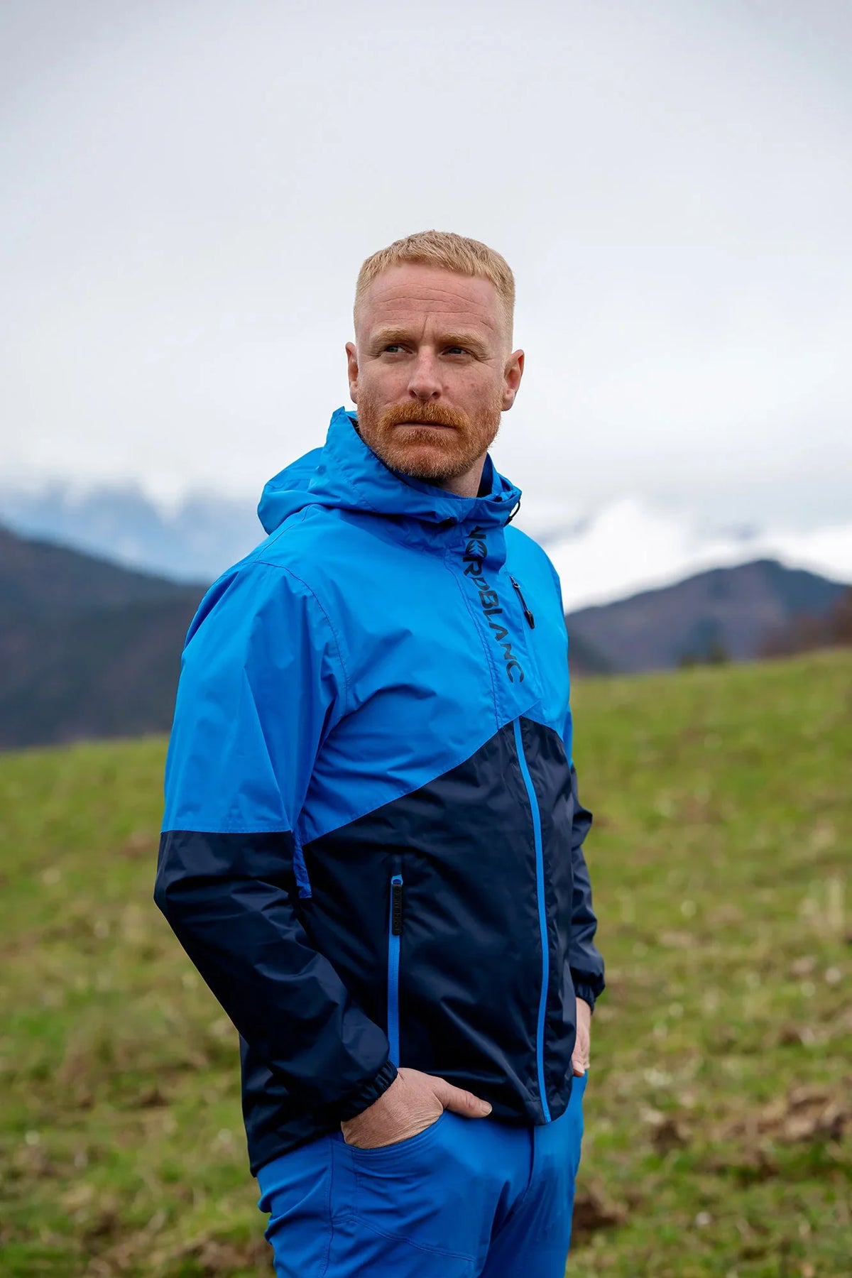 Waterproof jacket men's - PIONEER blue – image 4
