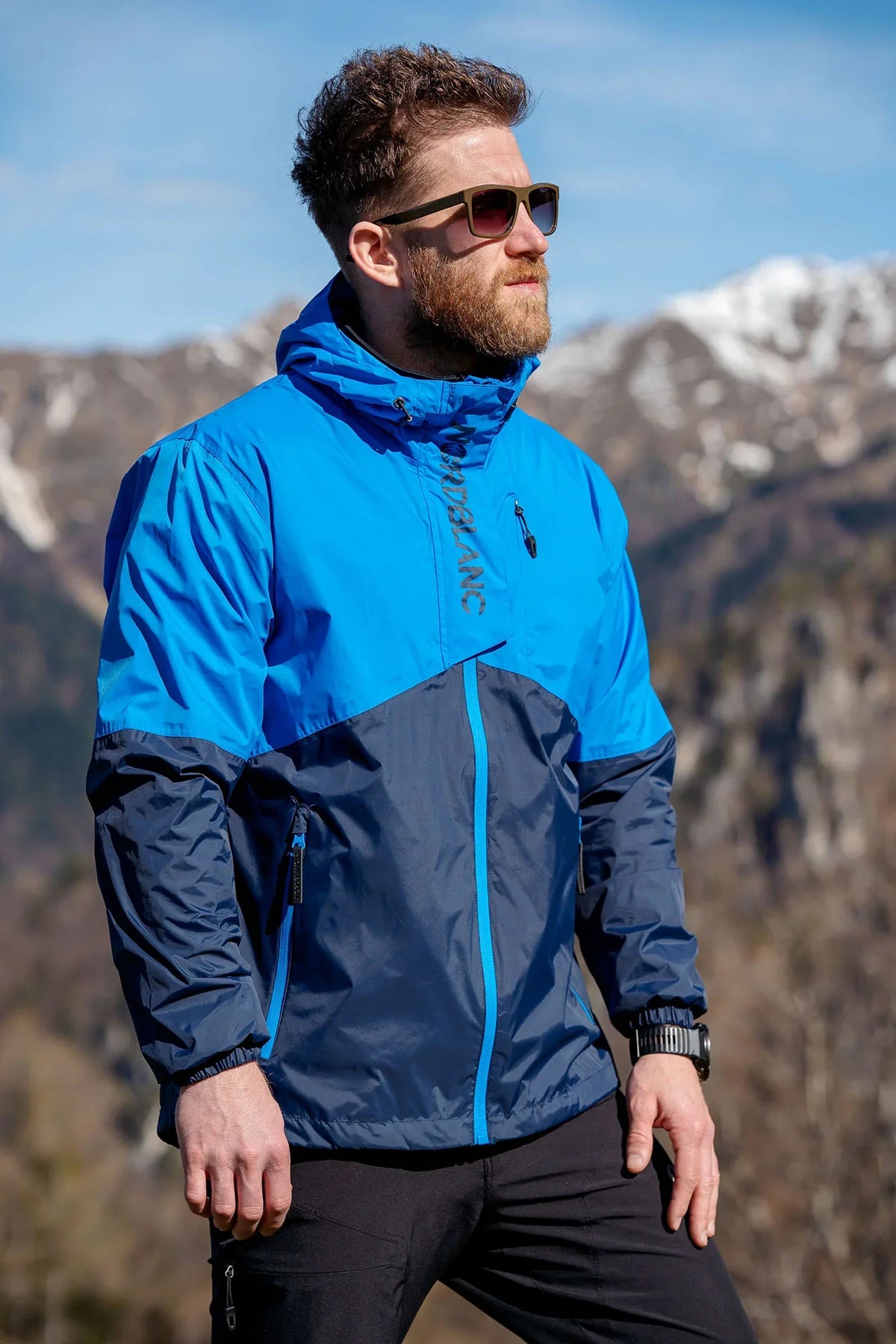 Waterproof jacket men's - PIONEER blue – image 9