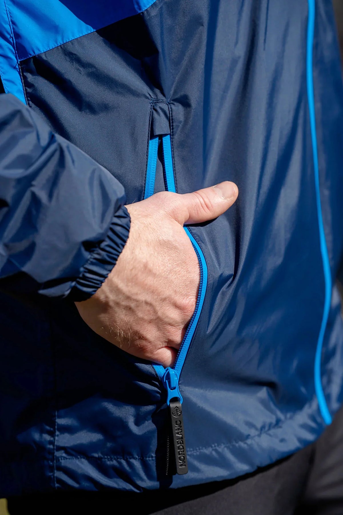 Waterproof jacket men's - PIONEER blue – image 10